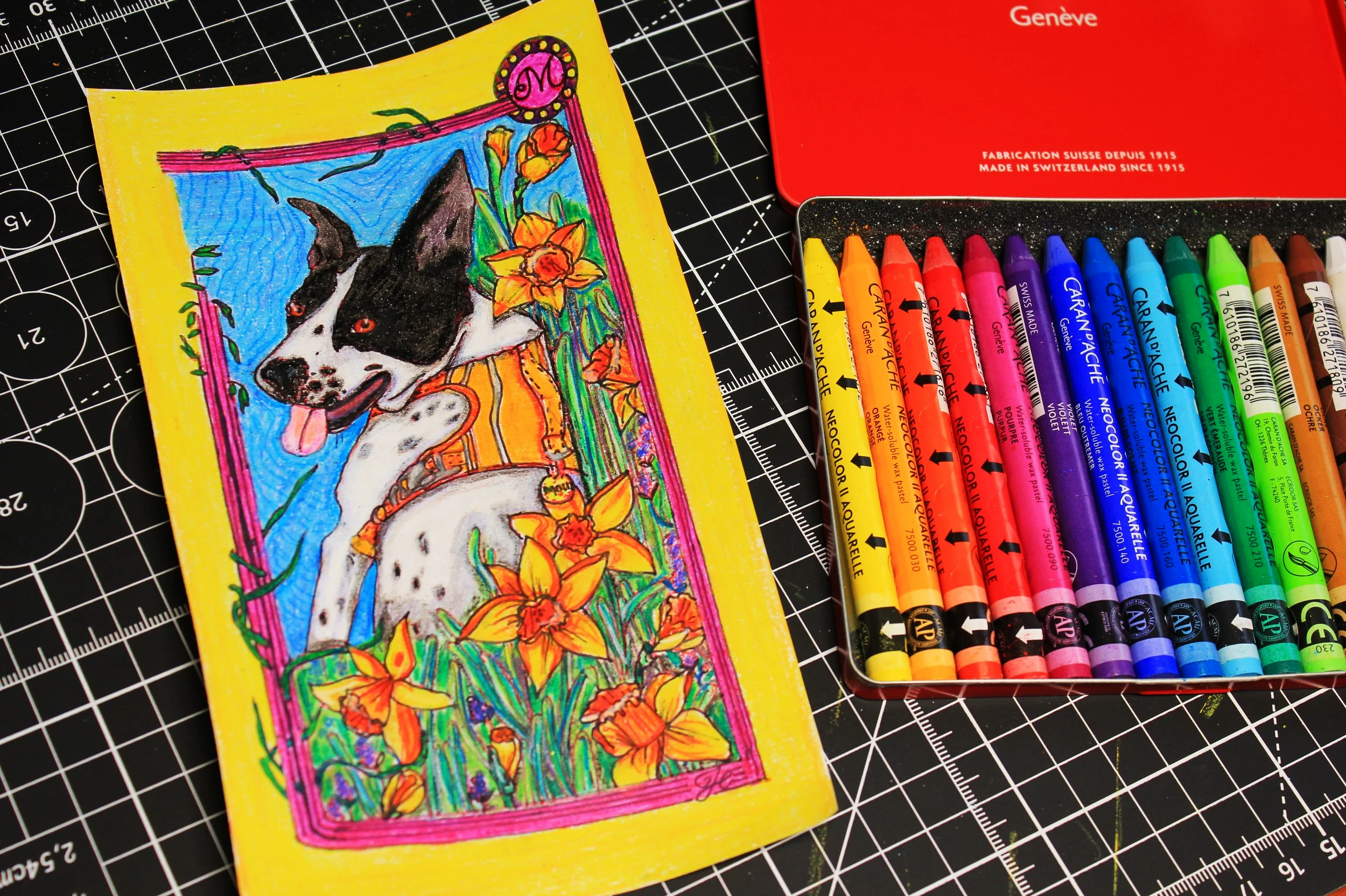 Molly - pastels