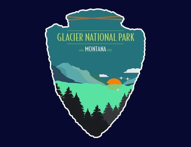 Glacier National Park Badge