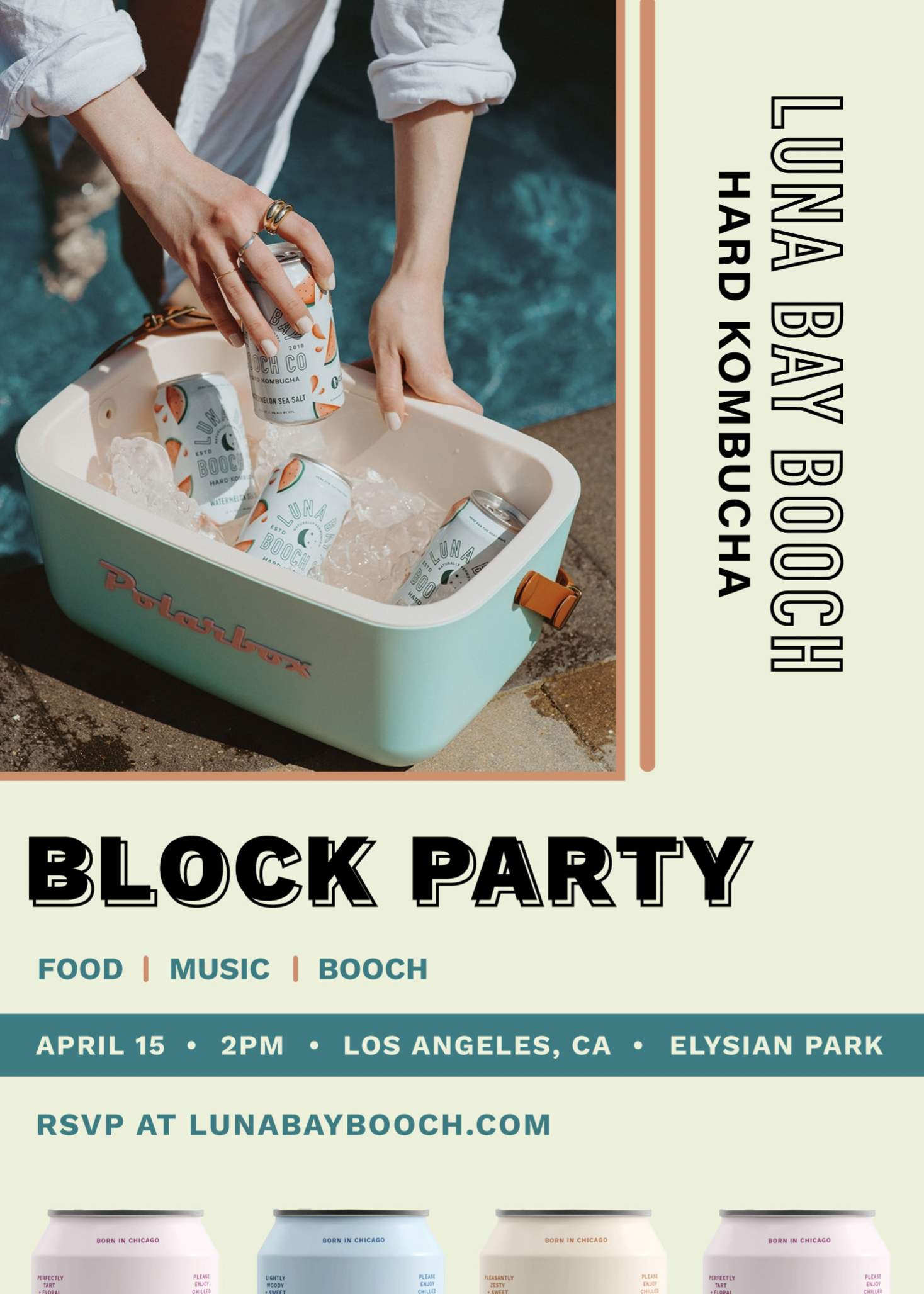 Luna Bay Booch Co. Proposed Event Poster