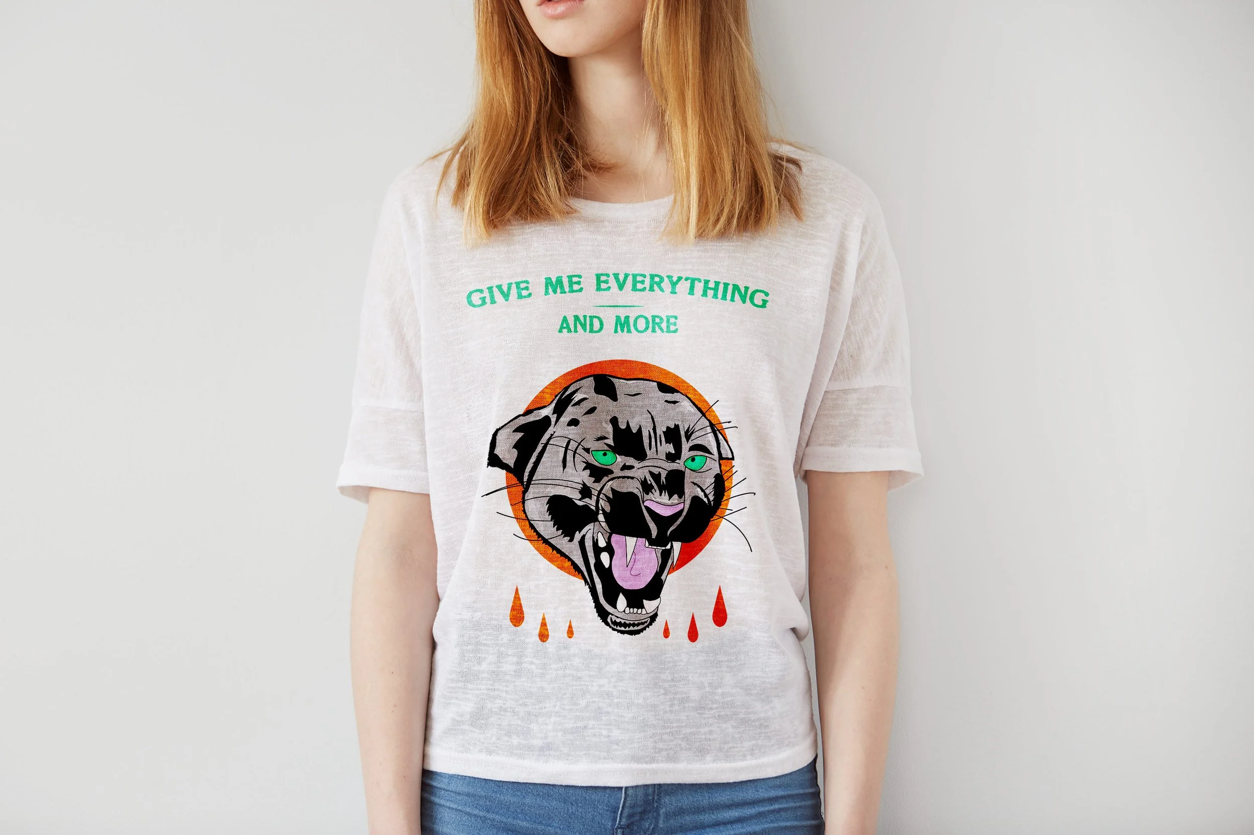 T Shirt Panther Design