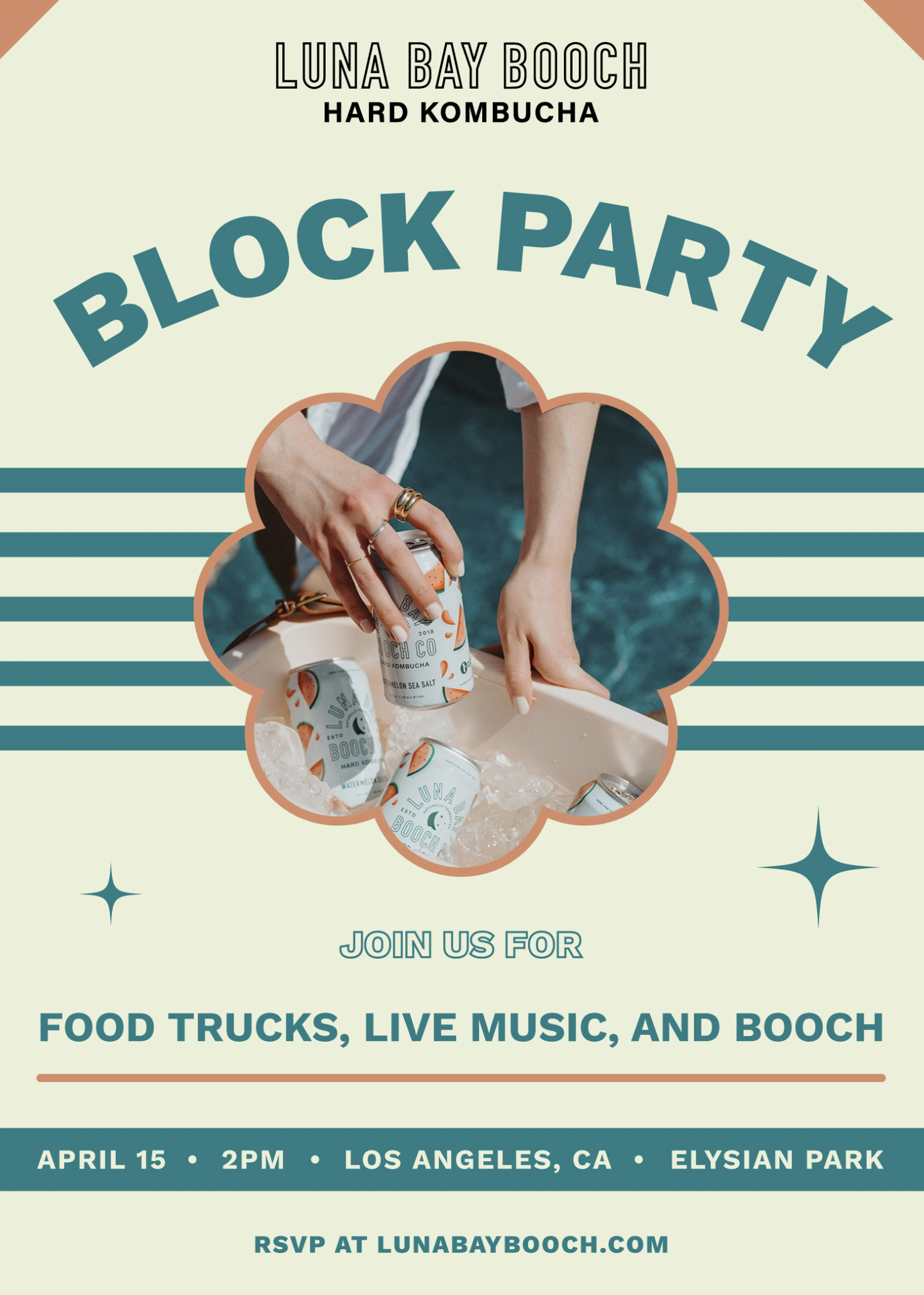 Luna Bay Booch Co. Proposed Event Poster
