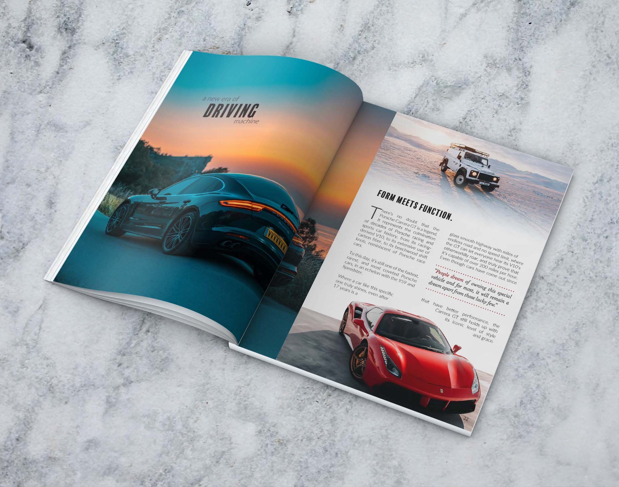 Concept Editorial Spread