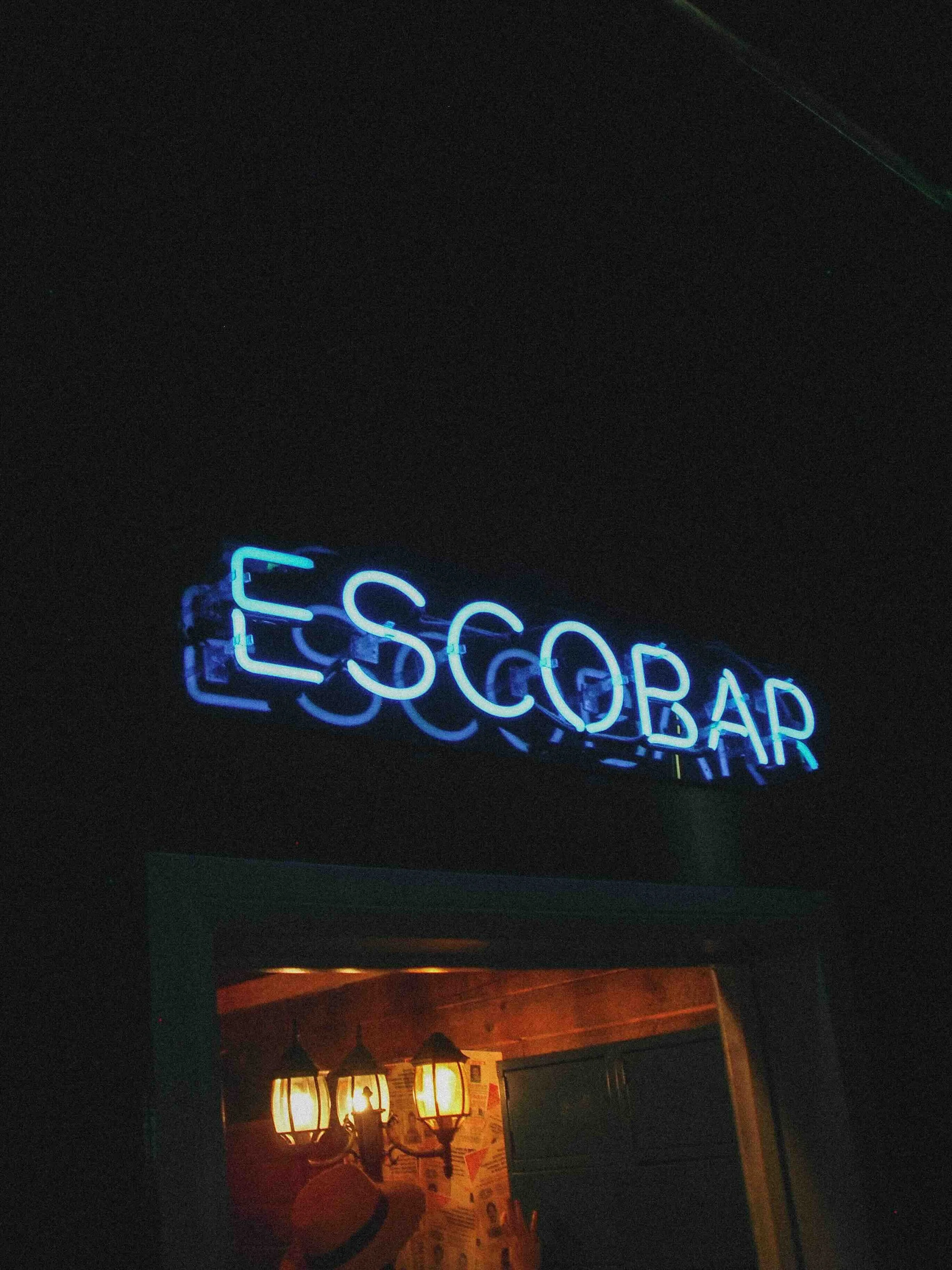 Escobar Neon Sign