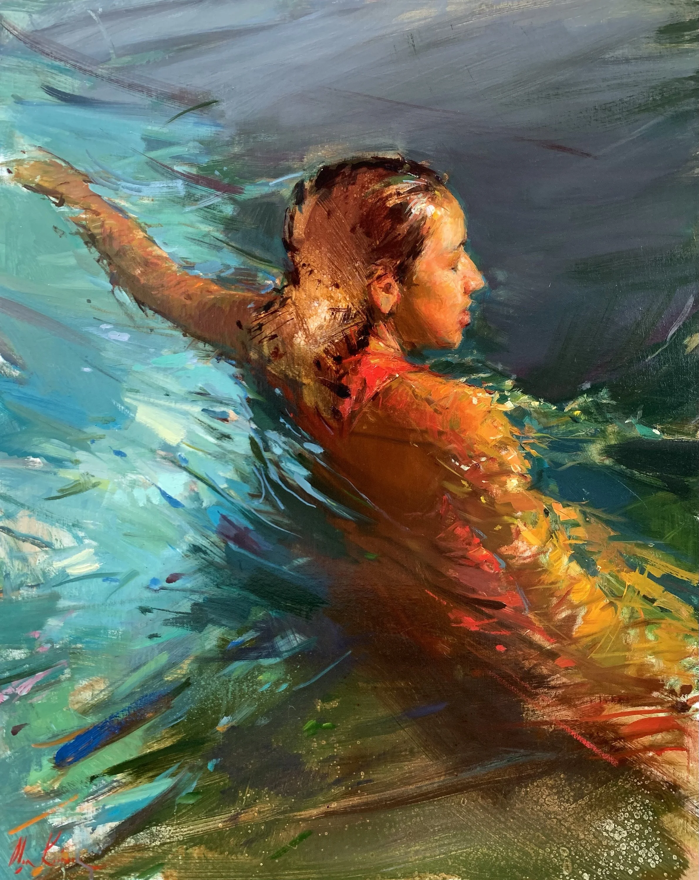 "Convergence", 18x24", oil on linen