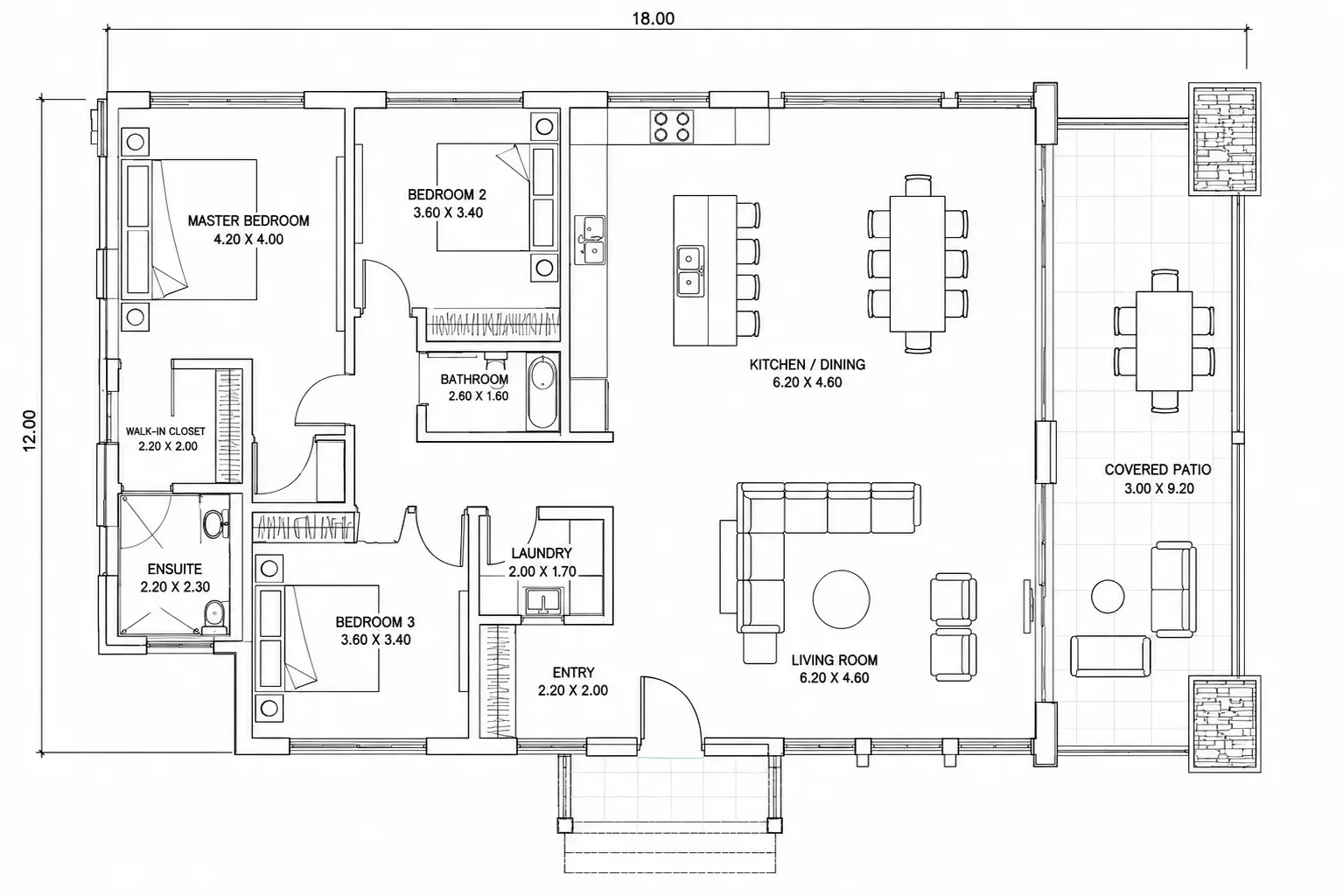 Modern Residence Floor Plan