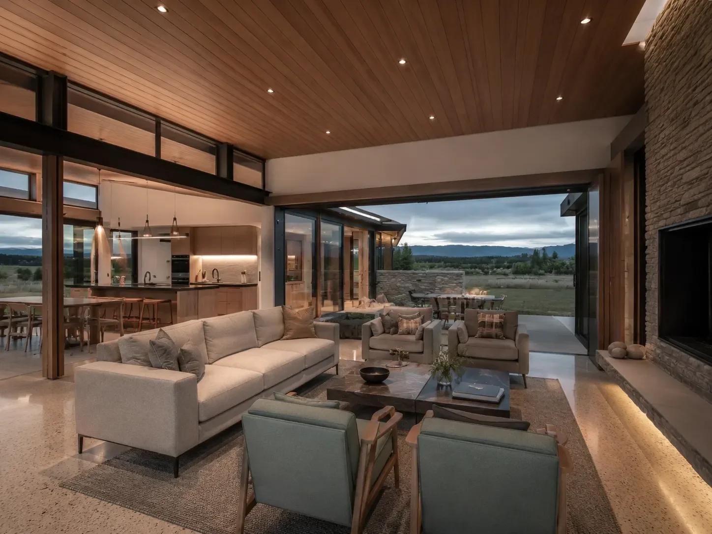 Open-View Living Lounge
