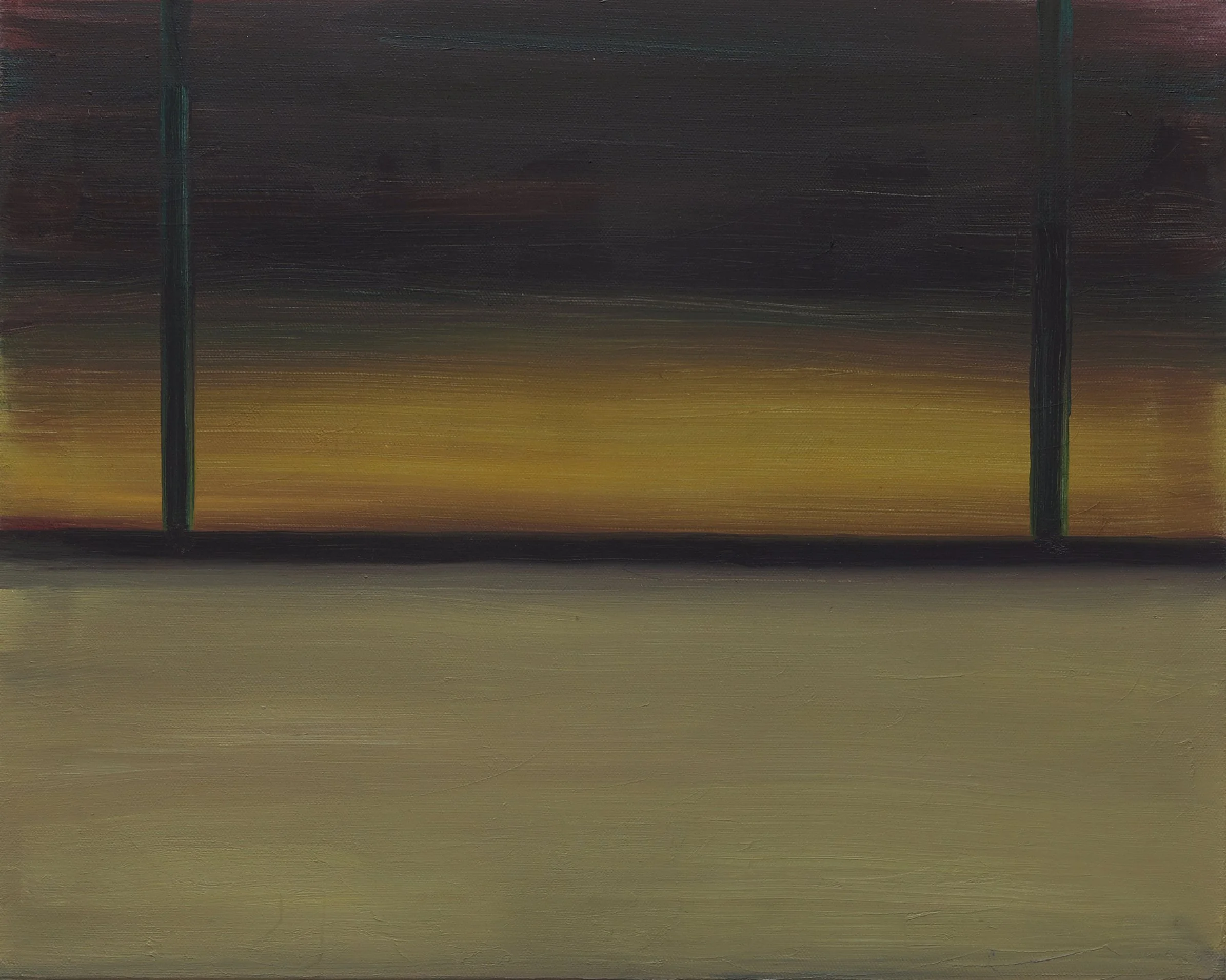 Night Flight, 2025. Oil on canvas, 40 x 50 cm