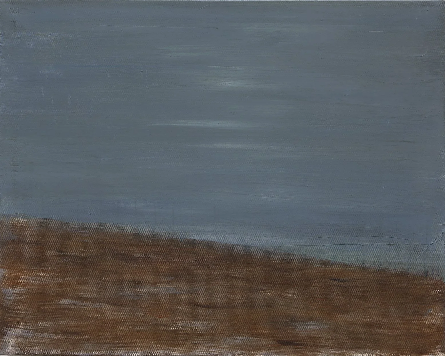 Stillness-VII, 2025. Oil on canvas, 40 x 50 cm
