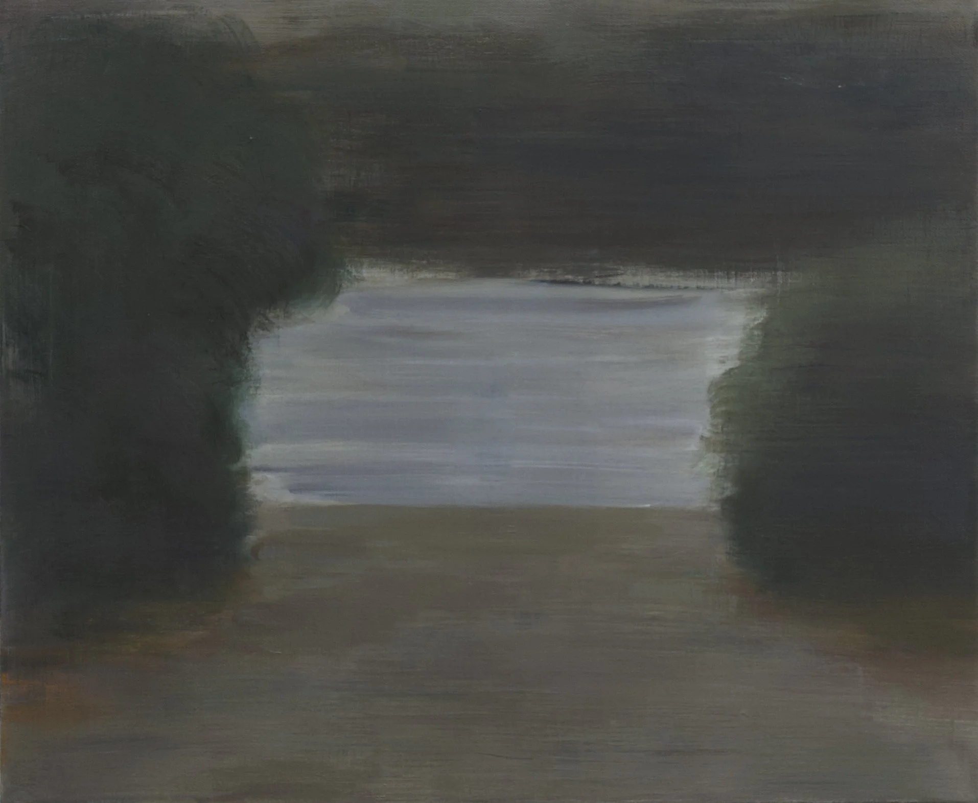 Stillness-V, 2025. Oil on canvas, 60 x 50 cm