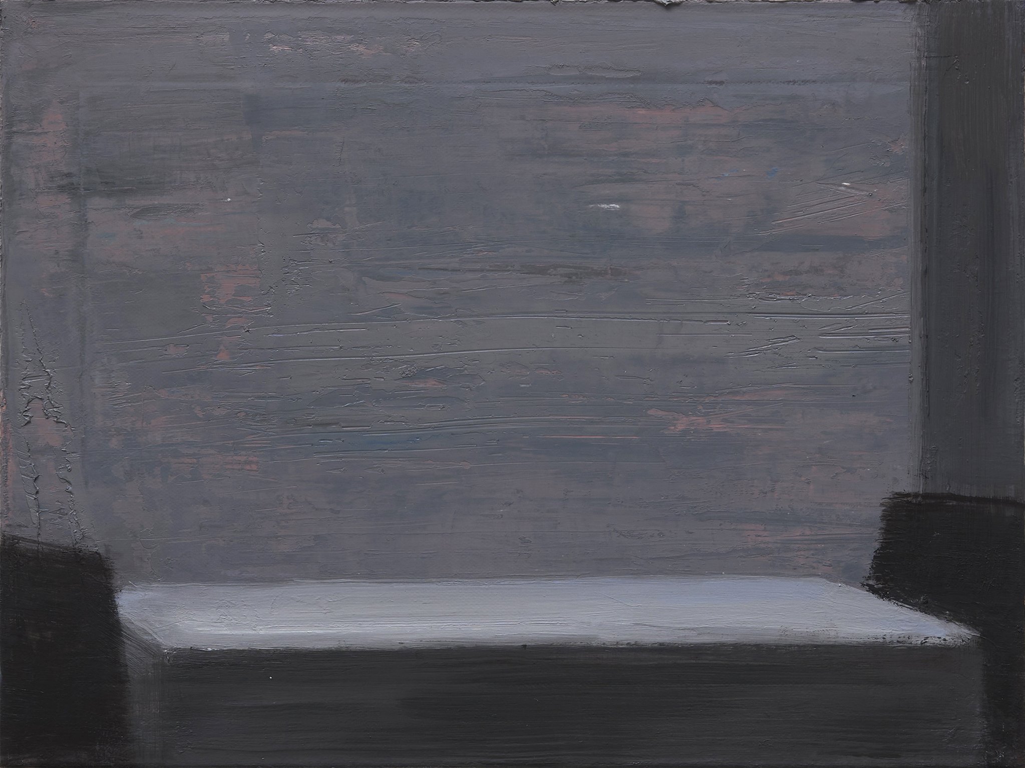 Stillness-II, 2025. Oil on canvas, 30 x 40 cm