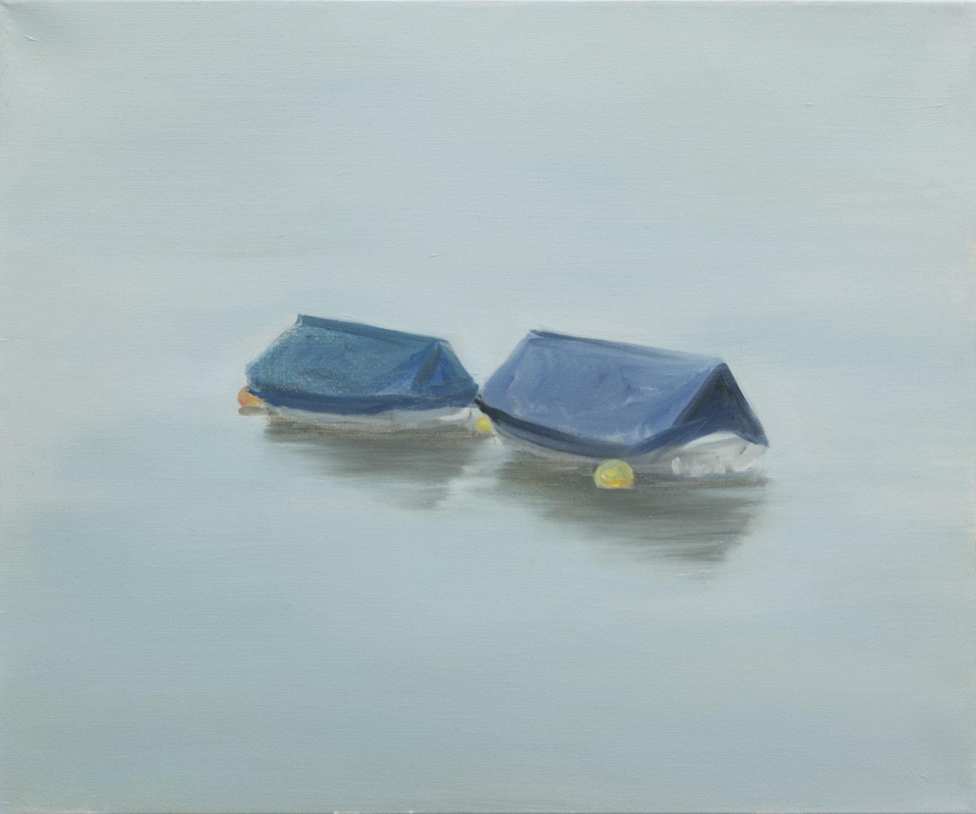 With-I, 2024. Oil on canvas, 51 x 61 cm