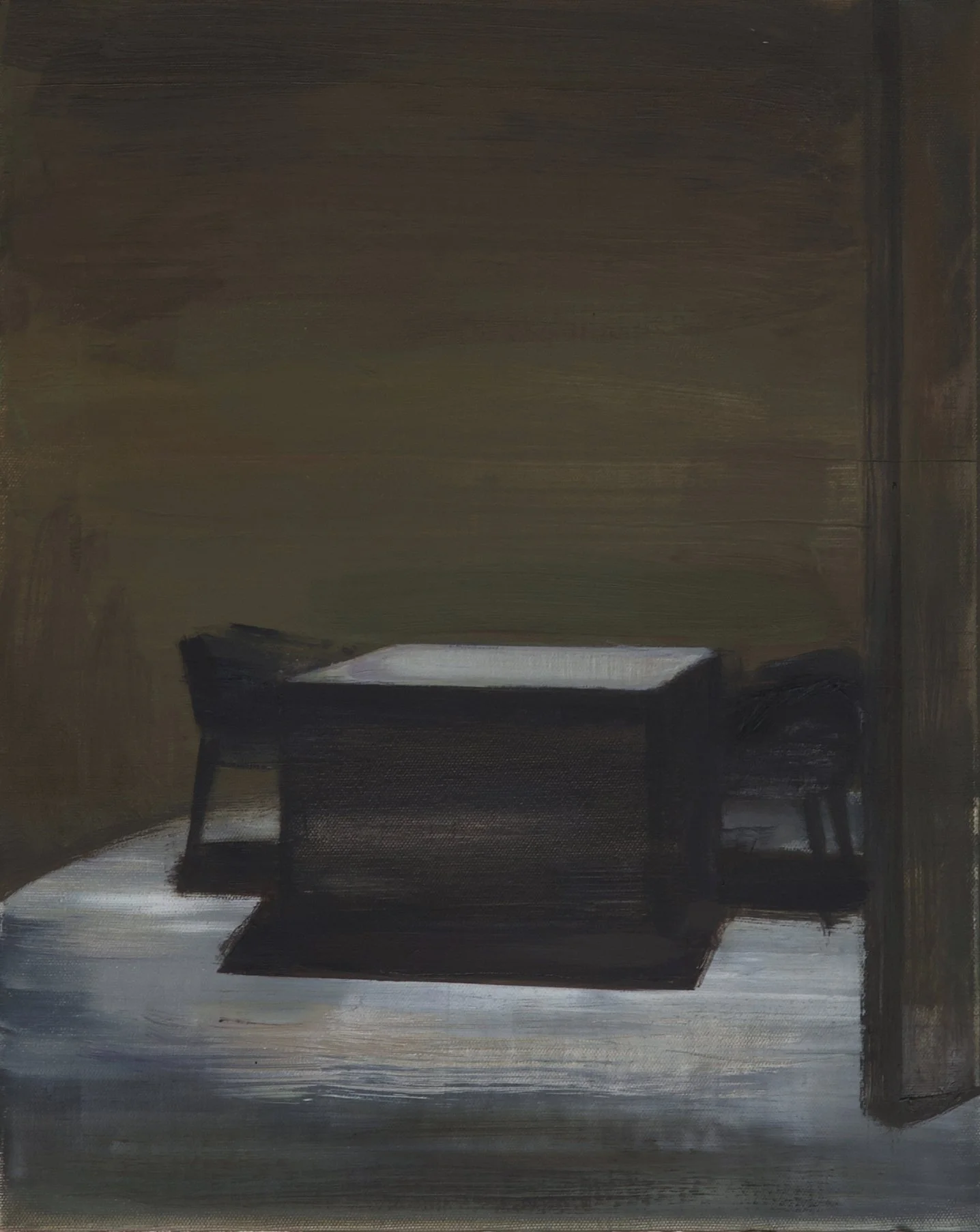 Stillness-VIII, 2025. Oil on canvas, 50 x 40 cm