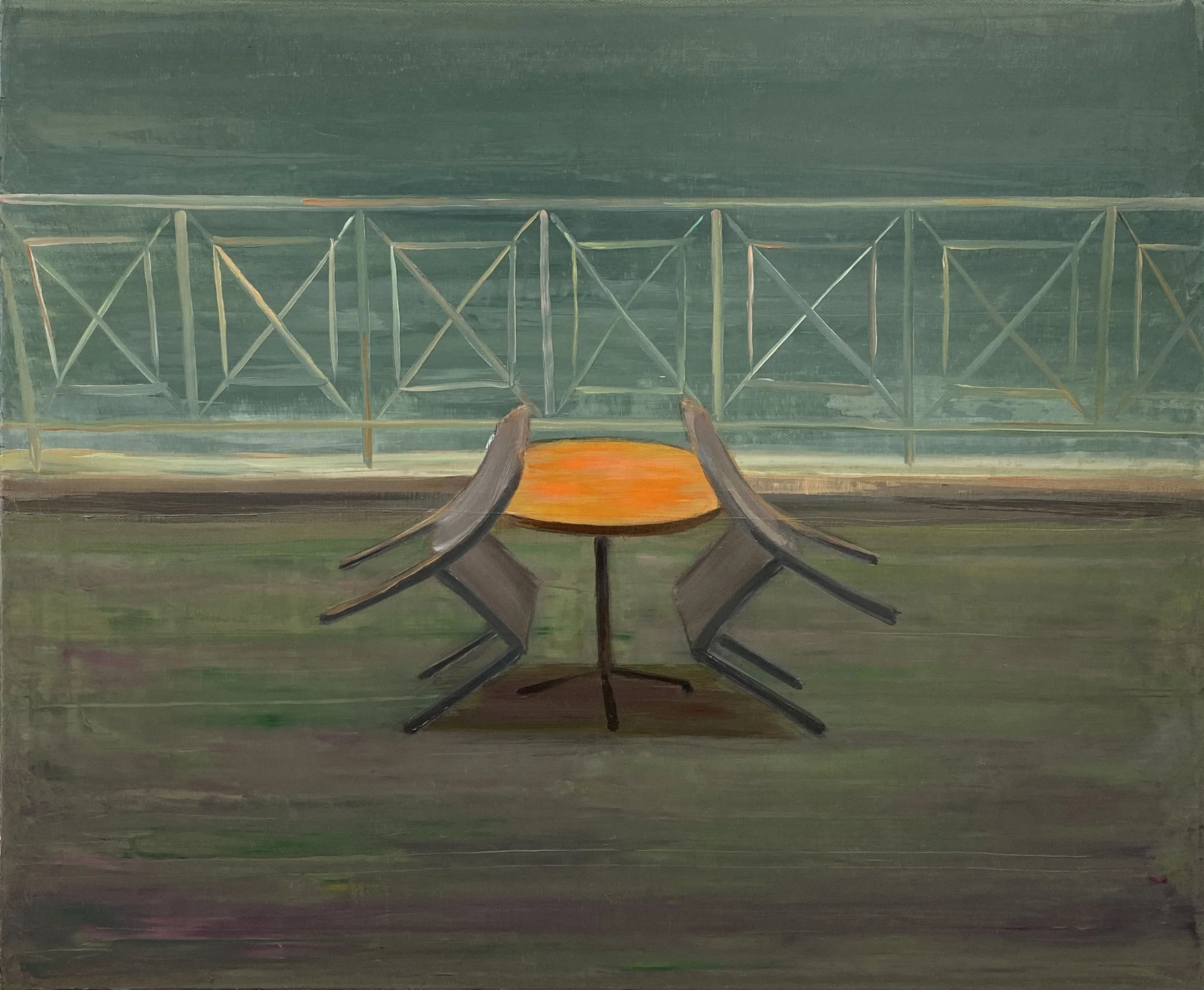 A Sun, 2026. Oil on canvas, 51 x 61 cm