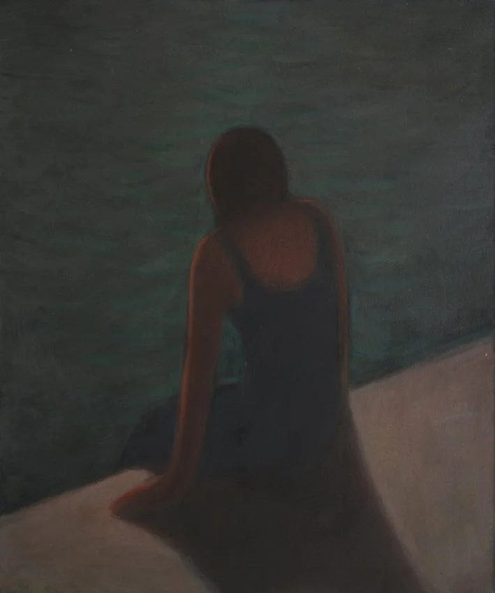 The West Lake, 2021. Oil on canvas, 60 x 50 cm