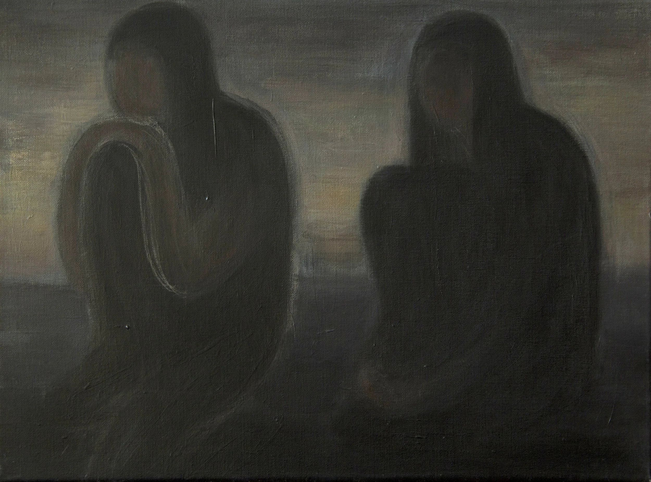 Nightfall, 2020. Oil on canvas, 30 x 40 cm