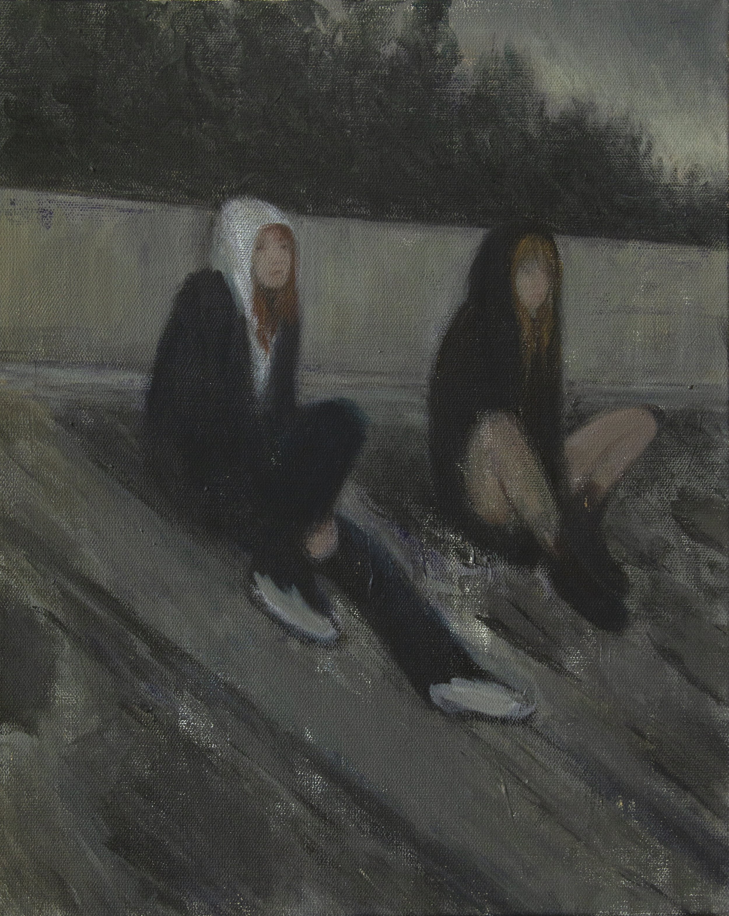 Twilight, 2020. Oil on canvas, 50 x 40 cm