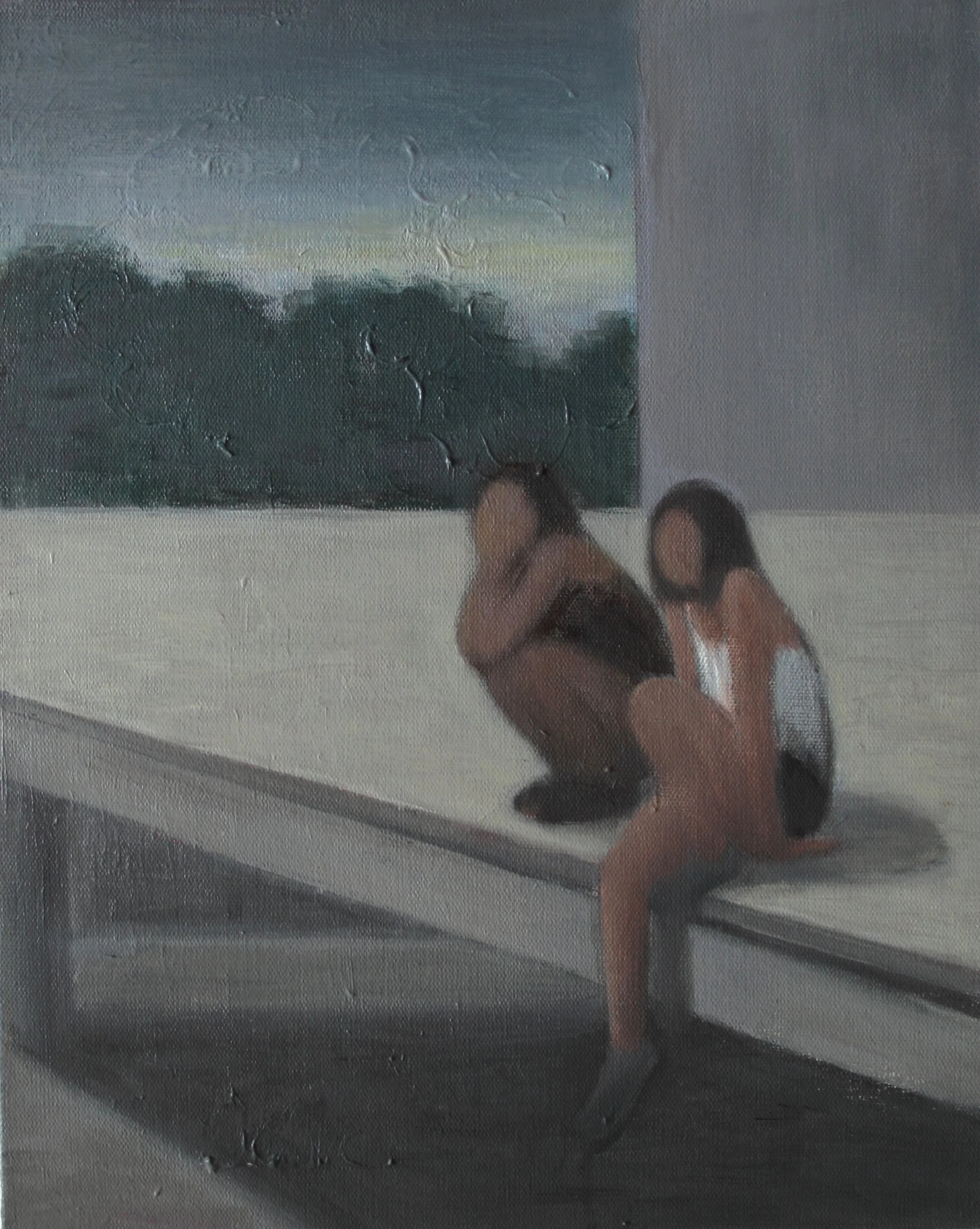 Twilight, 2021. Oil on canvas, 50 x 40 cm