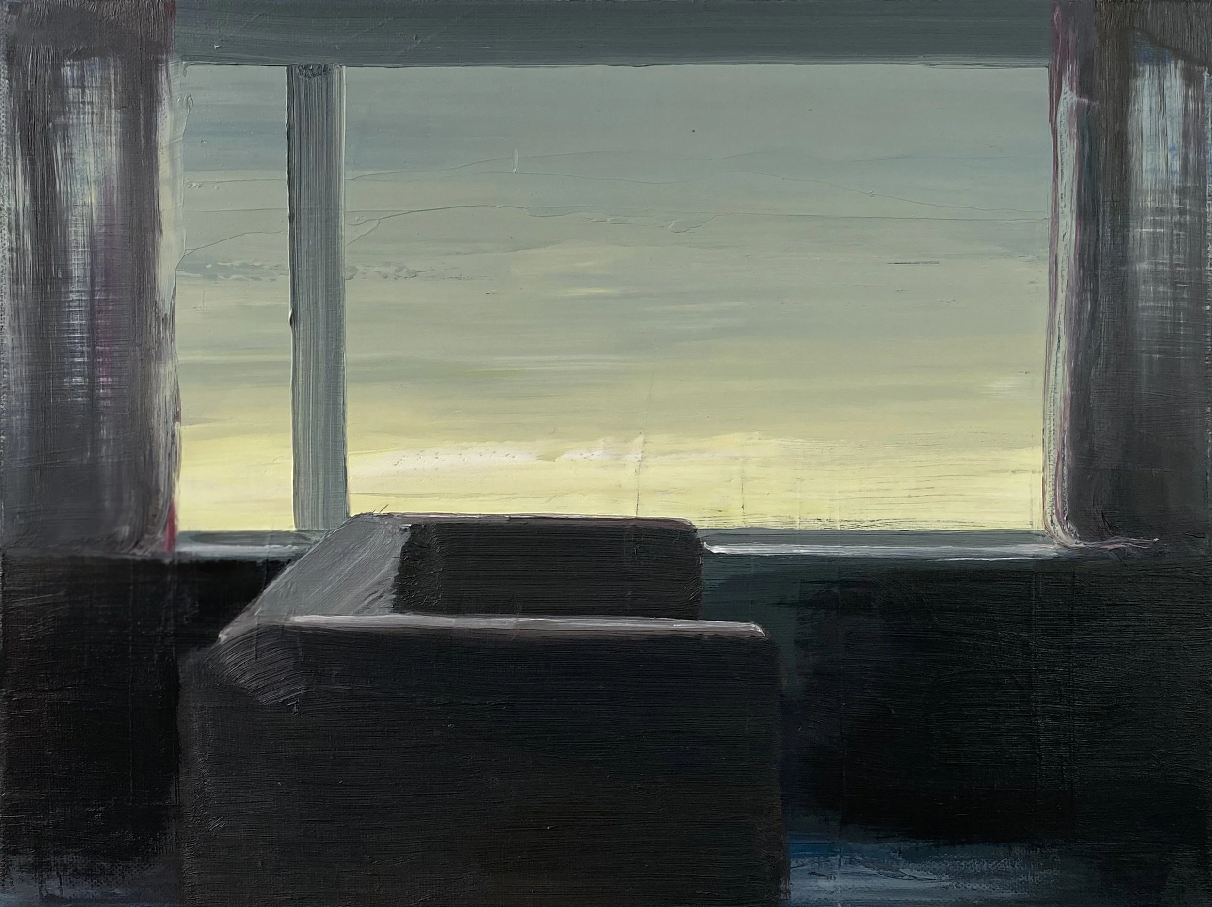 Stillness-XI, 2025. Oil on canvas, 30 x 40 cm