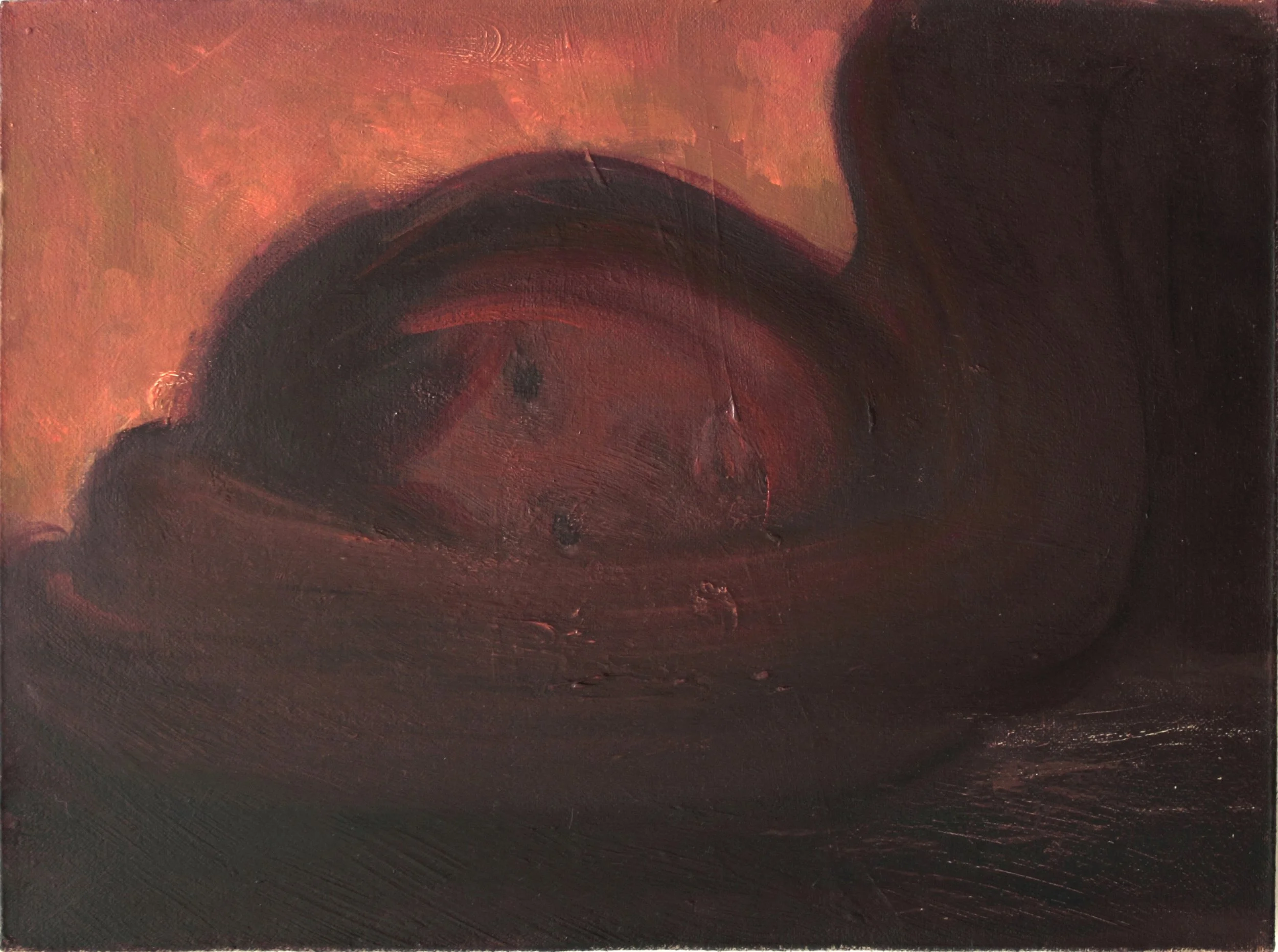 Silence, 2021. Oil on canvas, 40 x 30 cm