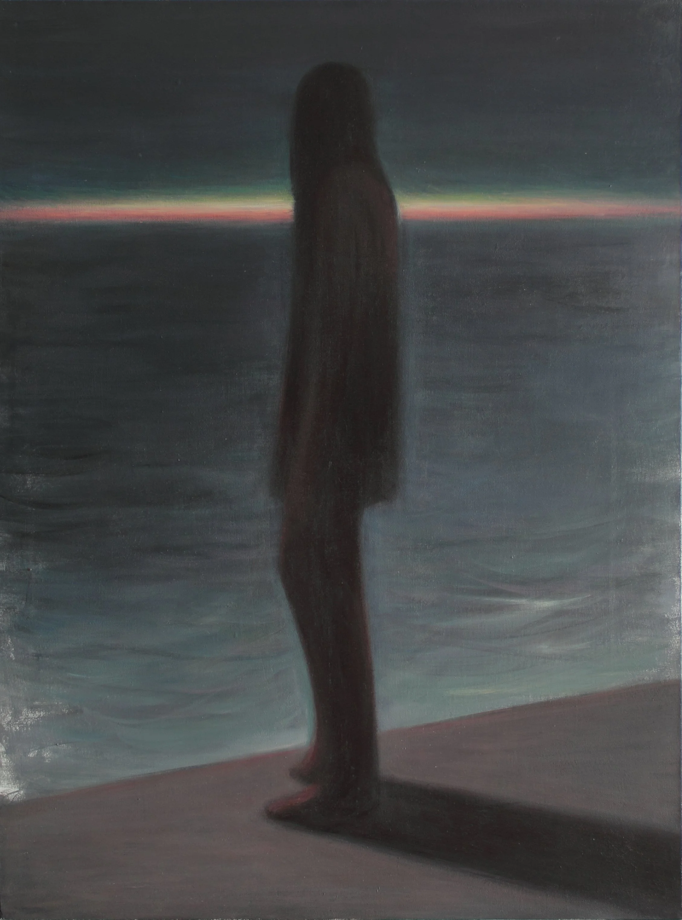 Evening Wind, 2021. Oil on canvas, 80 x 60 cm