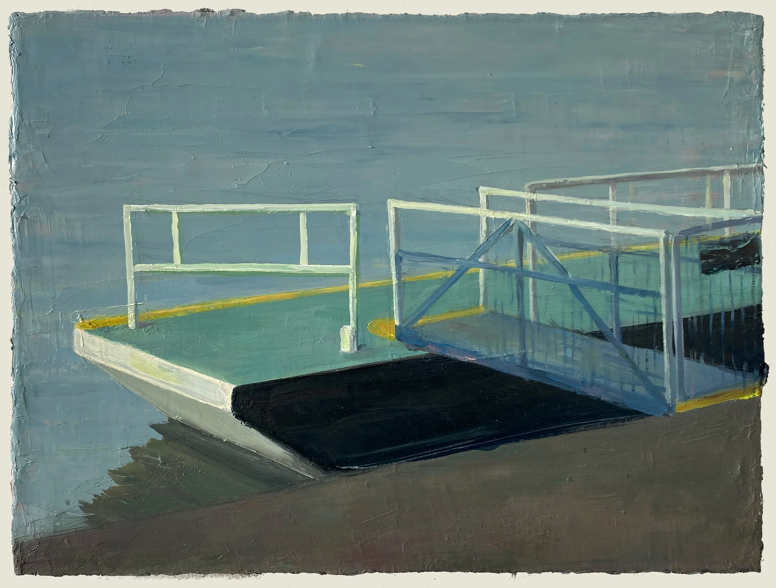 Stillness, 2025. Oil on canvas, 30 x 41 cm