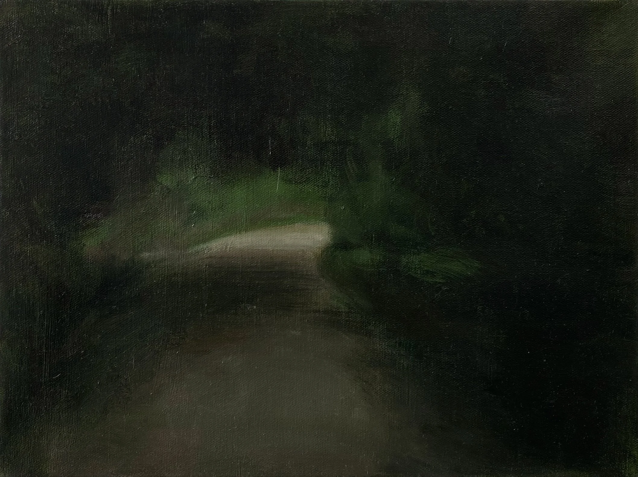 Way Home, 2025. Oil on canvas, 30 x 40 cm