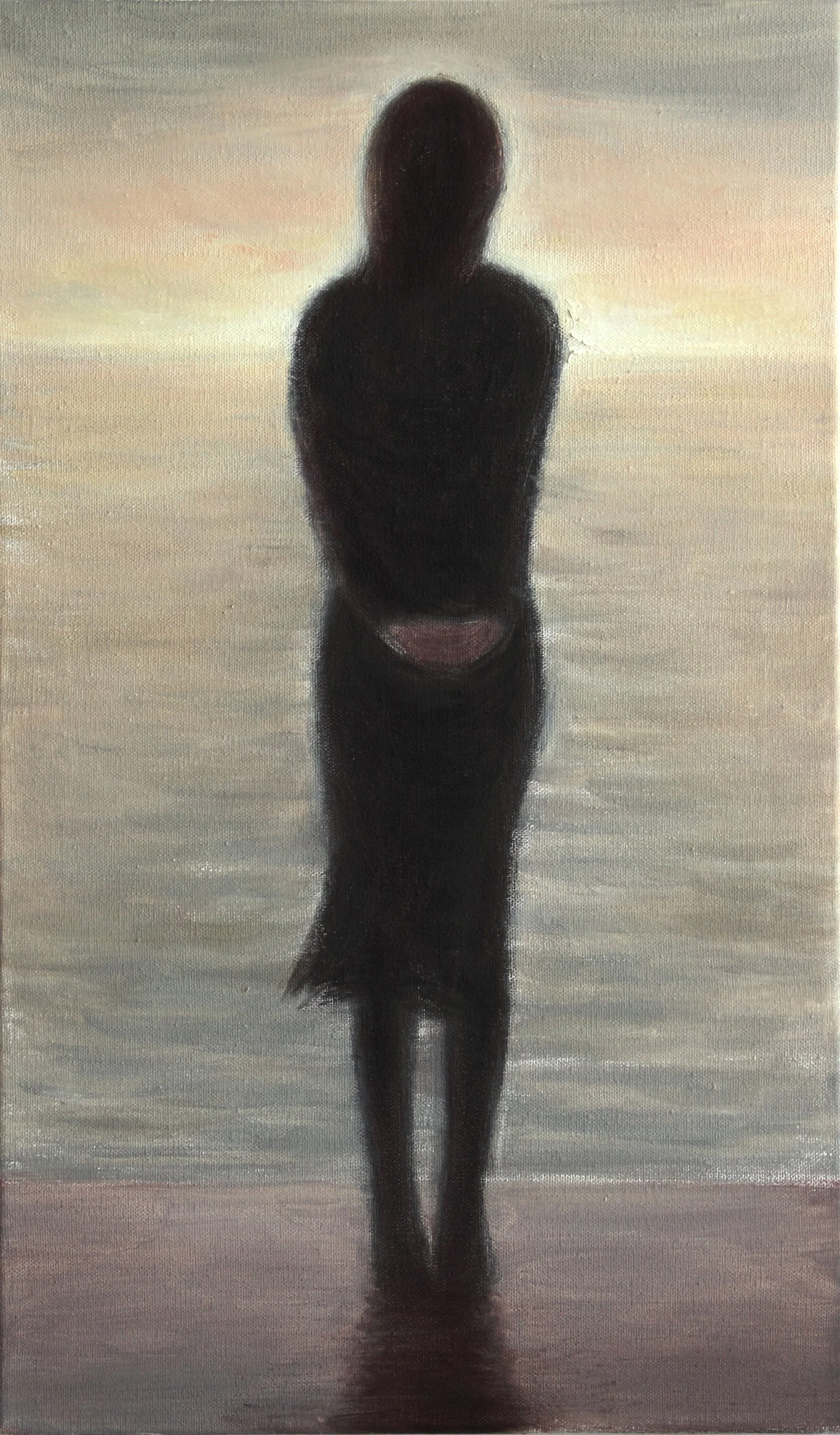Golden Coast, 2021. Oil on canvas, 50 x 30 cm