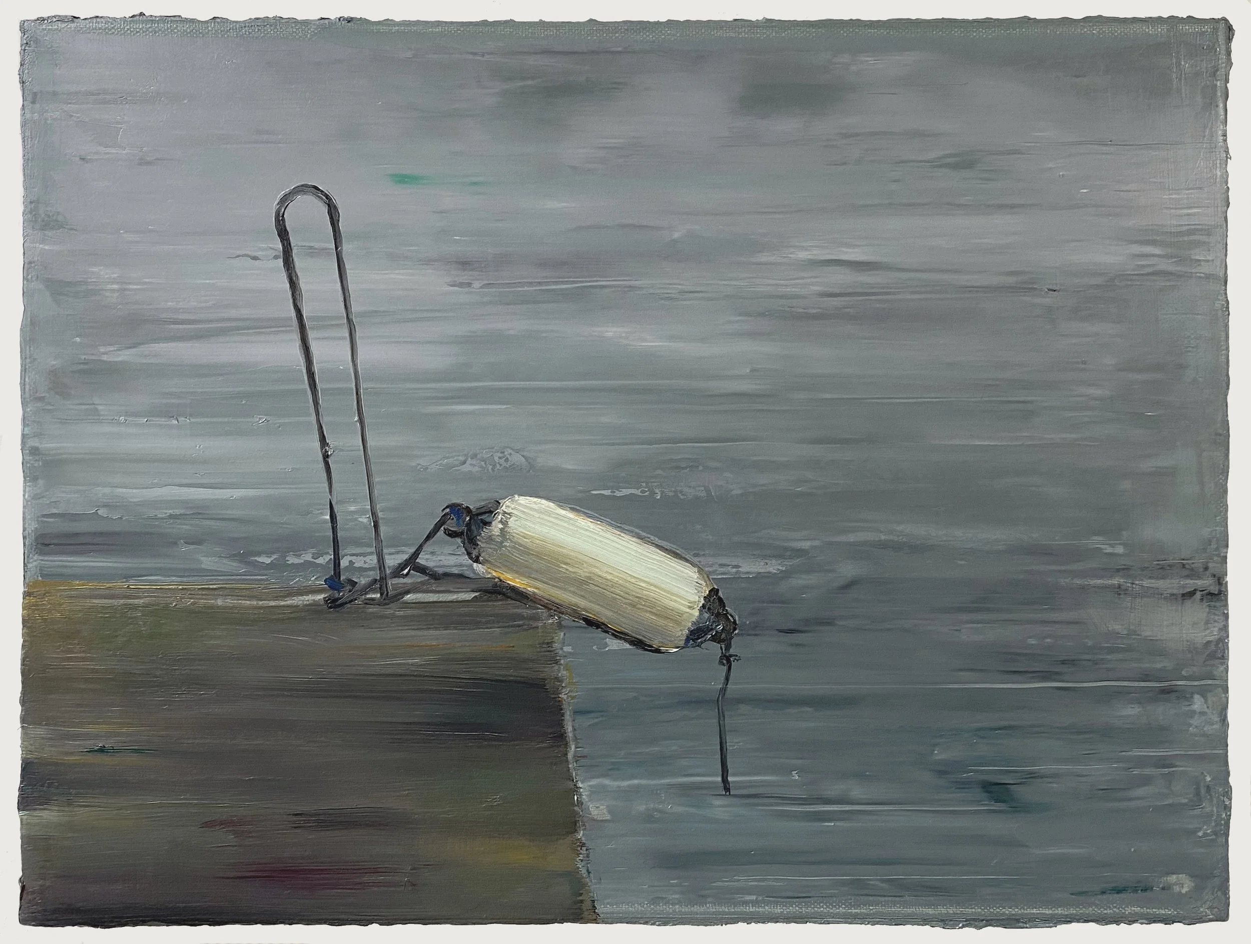 In the Rain, 2026. Oil on canvas, 30 x 40cm 