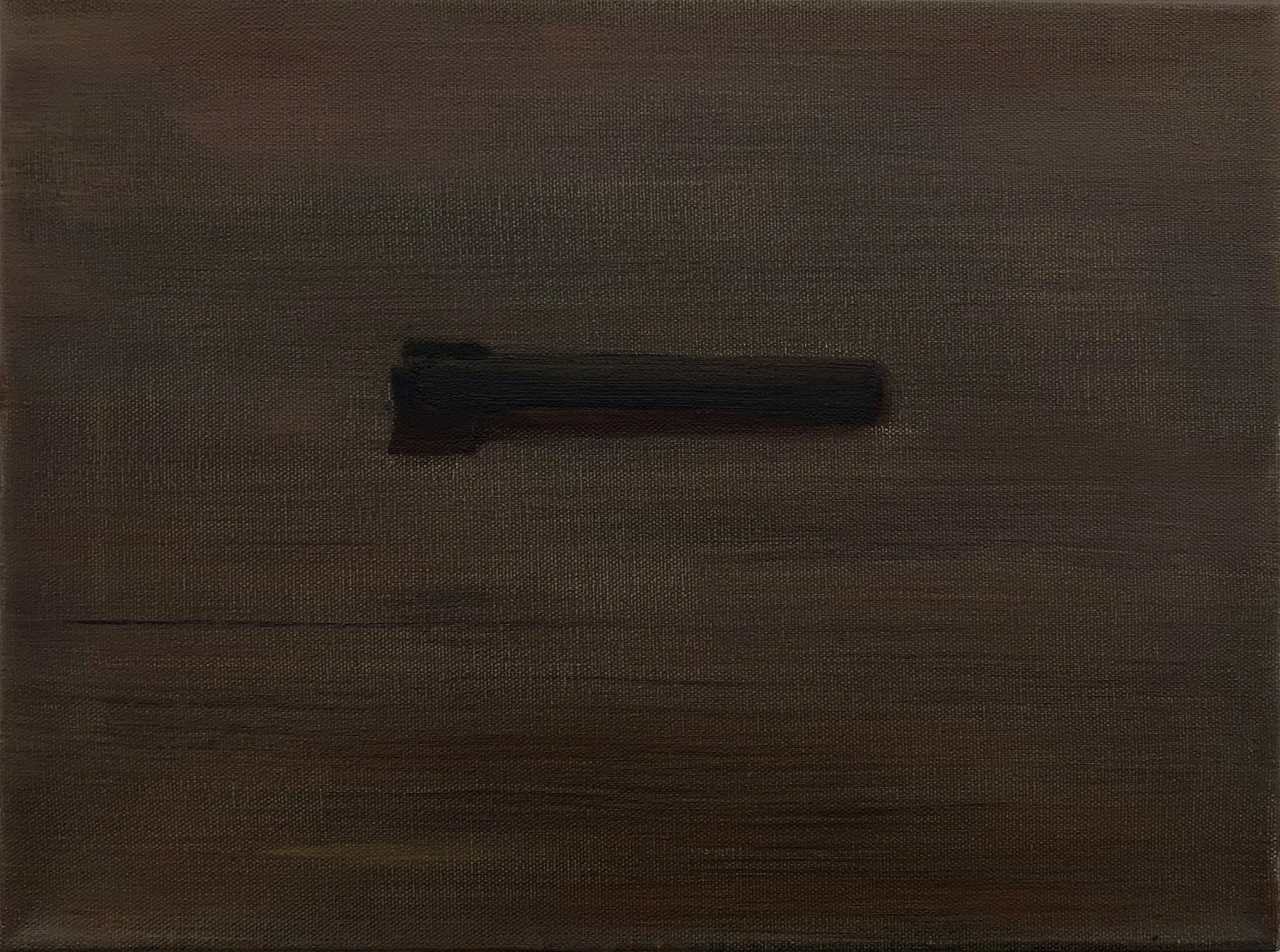 Late Night-III, 2025. Oil on canvas, 30 x 40 cm