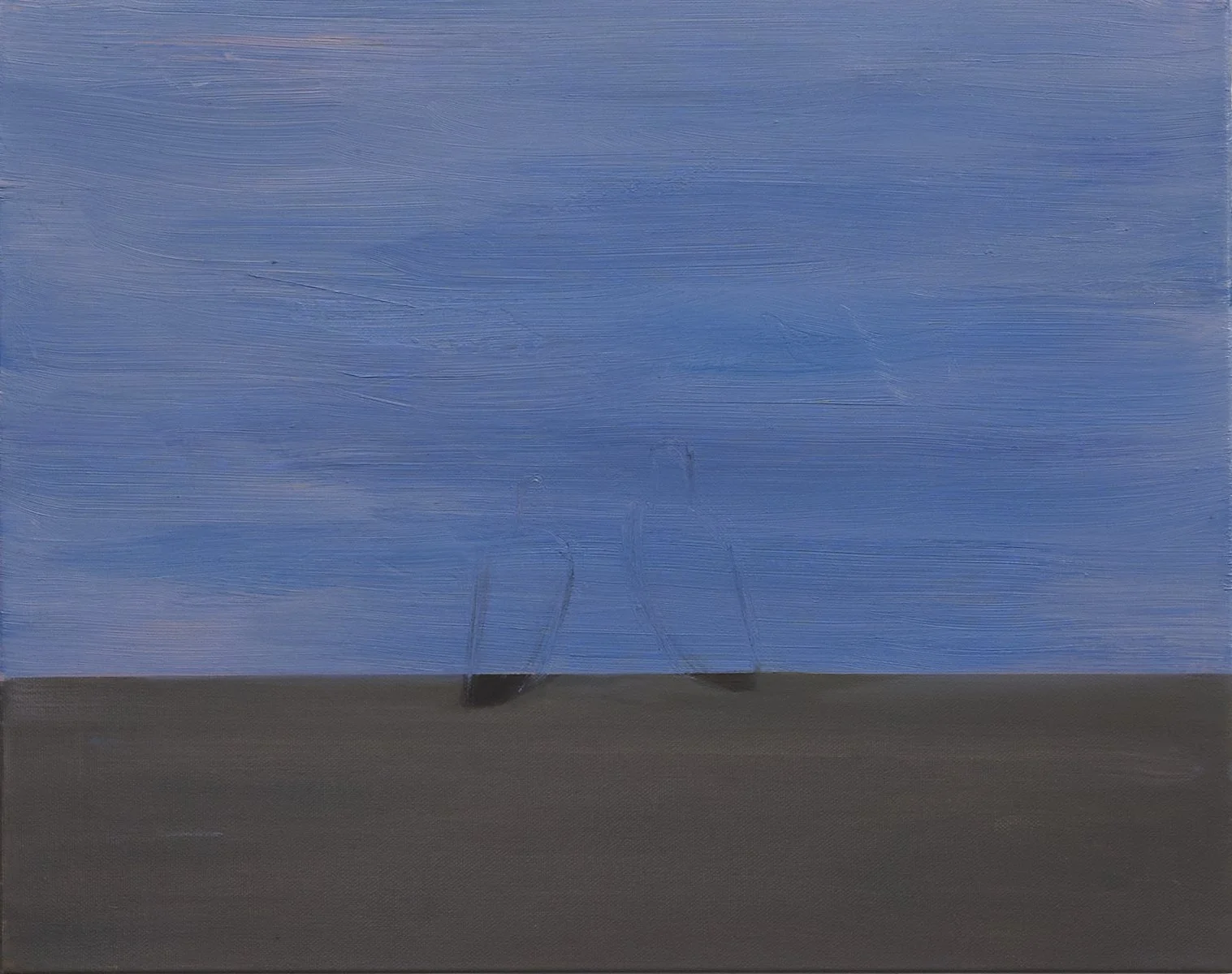 Fading Phantom, 2025. Oil on canvas, 40 x 50 cm
