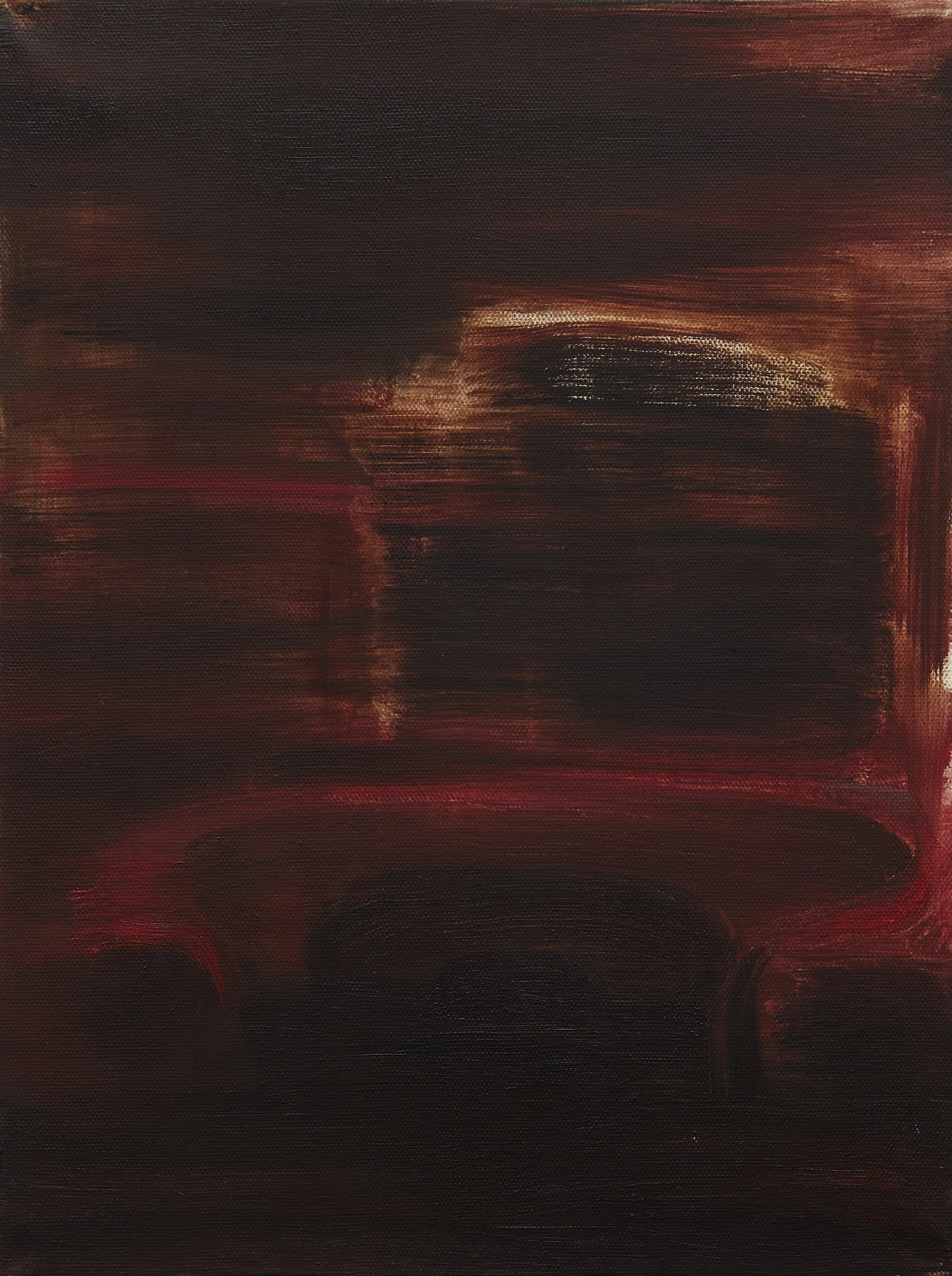 
Stillness-IV, 2025. Oil on canvas, 40 x 30 cm