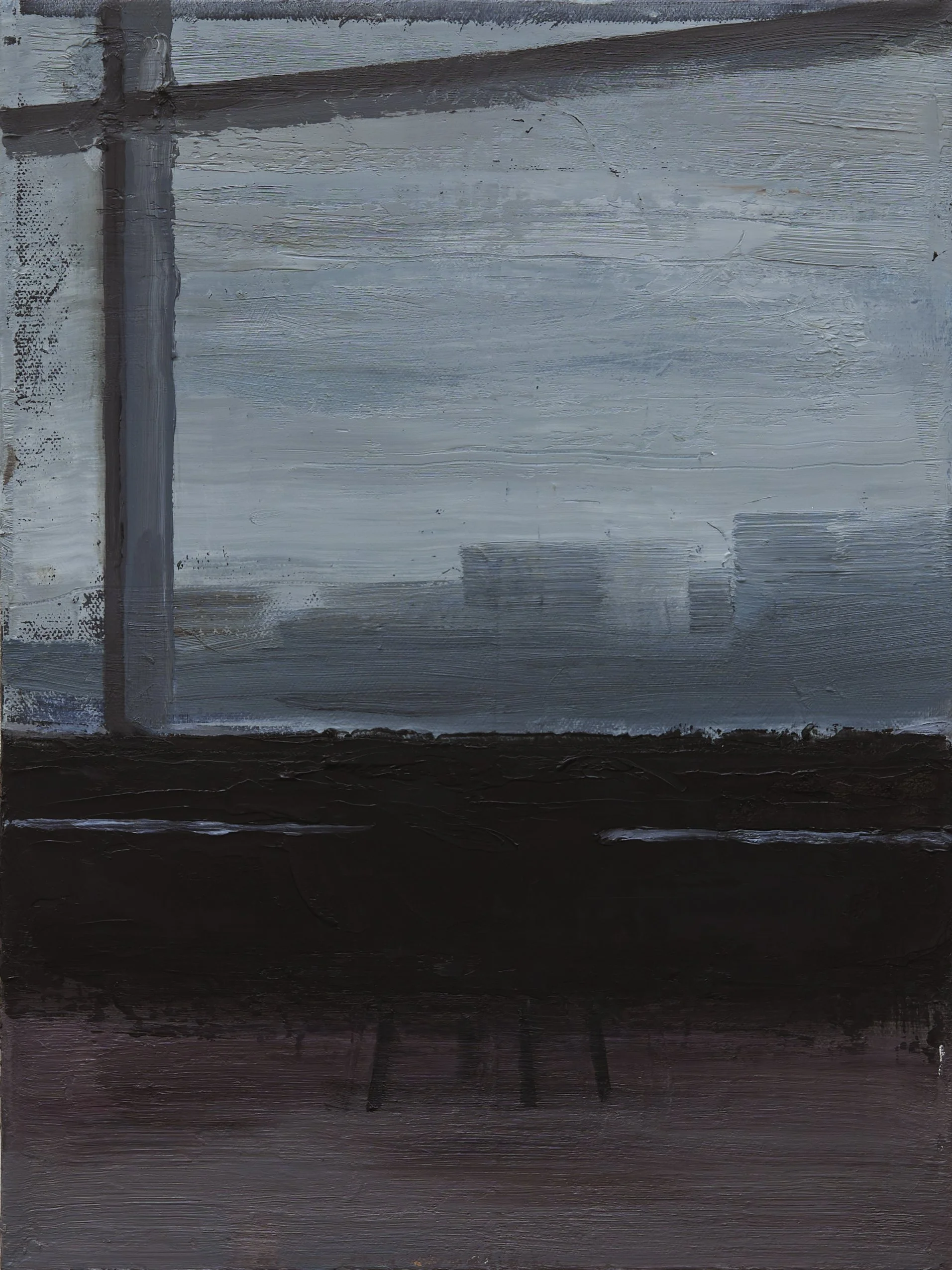 Stillness-III, 2025. Oil on canvas, 40 x 30 cm