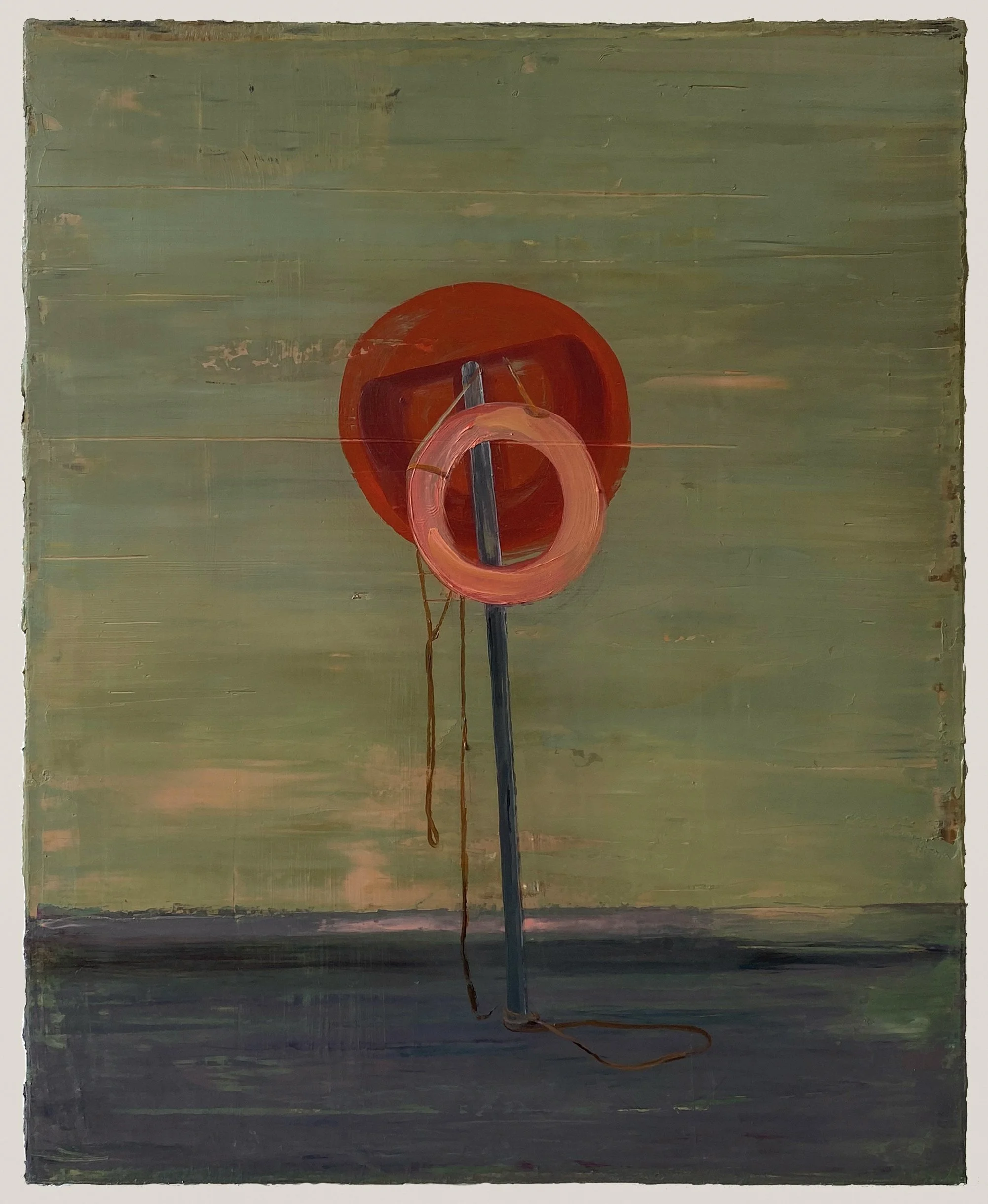 Stand Still, 2026. Oil on canvas ,50 x 40 cm 