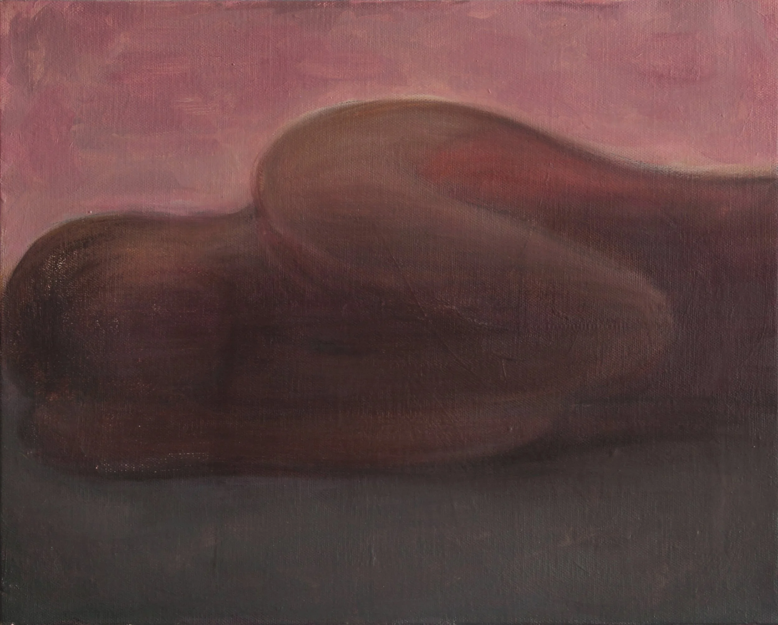 Late Night Harbor, 2022. Oil on canvas, 40 x 50 cm