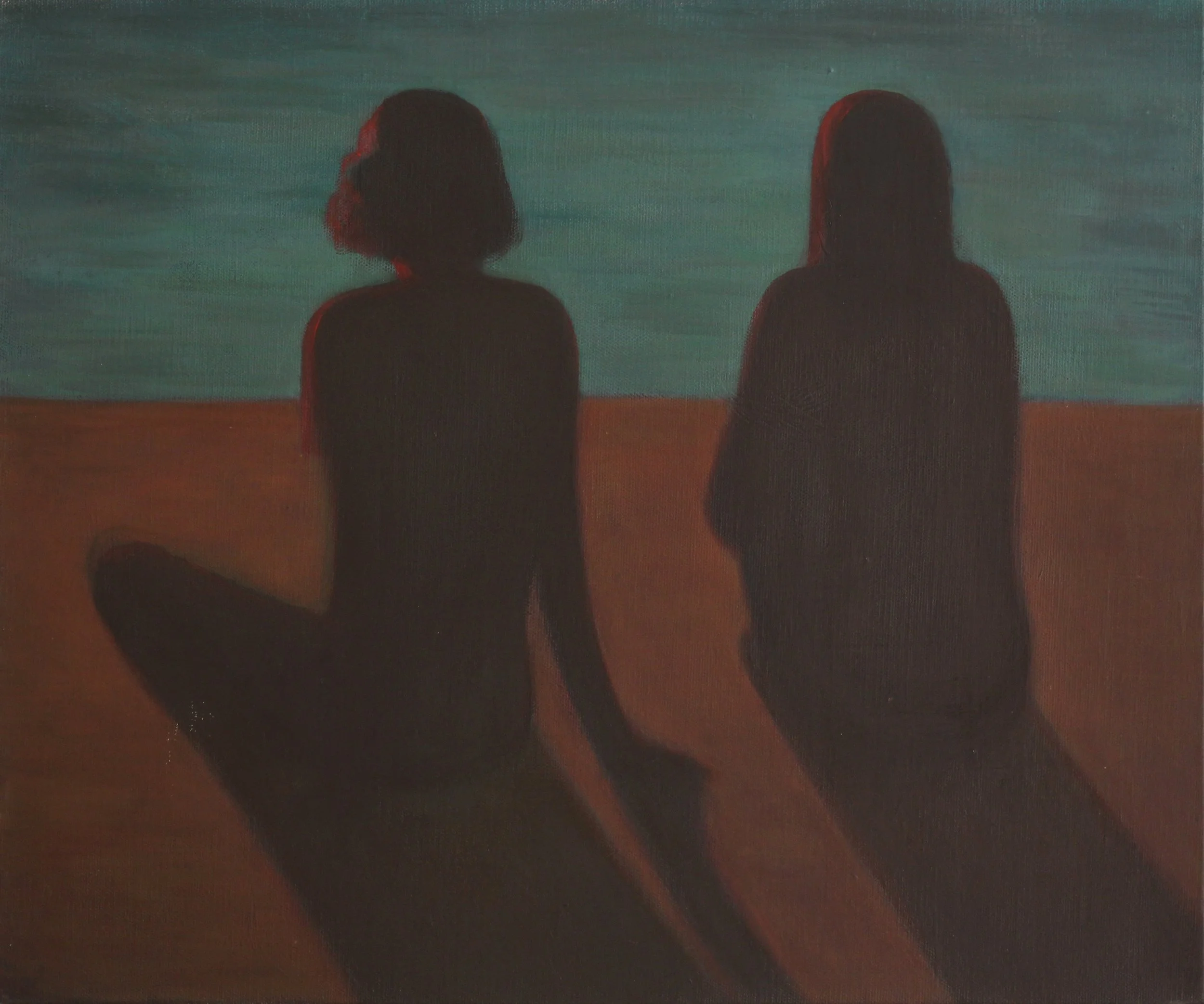 With, 2022. Oil on canvas, 50 x 60 cm