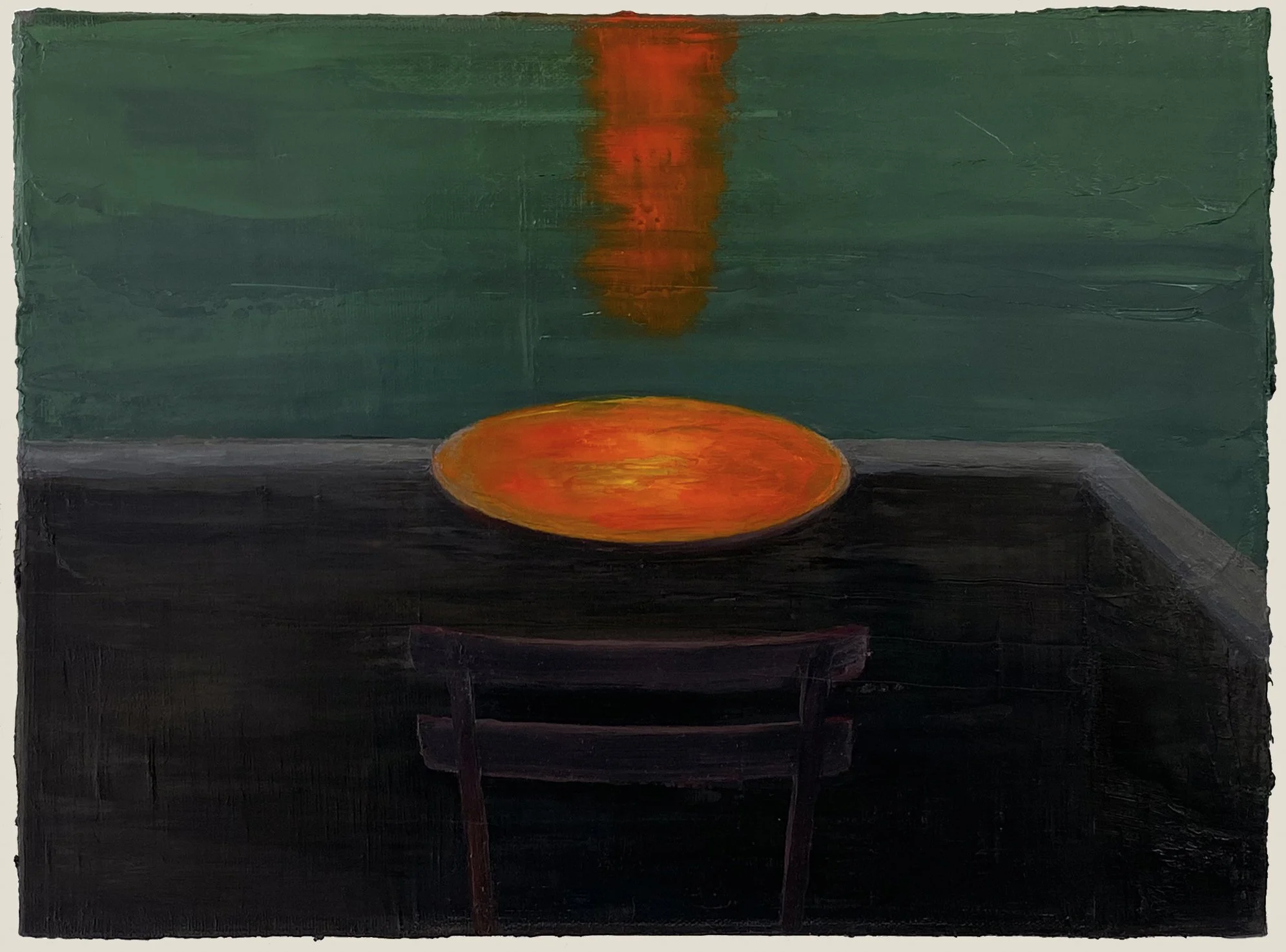 A Sun, 2026. Oil on canvas, 30 x 40 cm