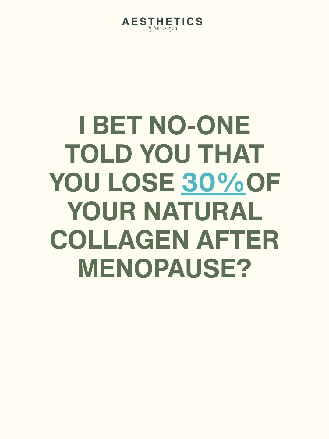 Menopause can change your skin more than people realise&hellip;

Many women notice they suddenly look more tired, feel less &ldquo;lifted&rdquo; or just don&rsquo;t recognise themselves in photos anymore.

This is often down to a drop in collagen, el
