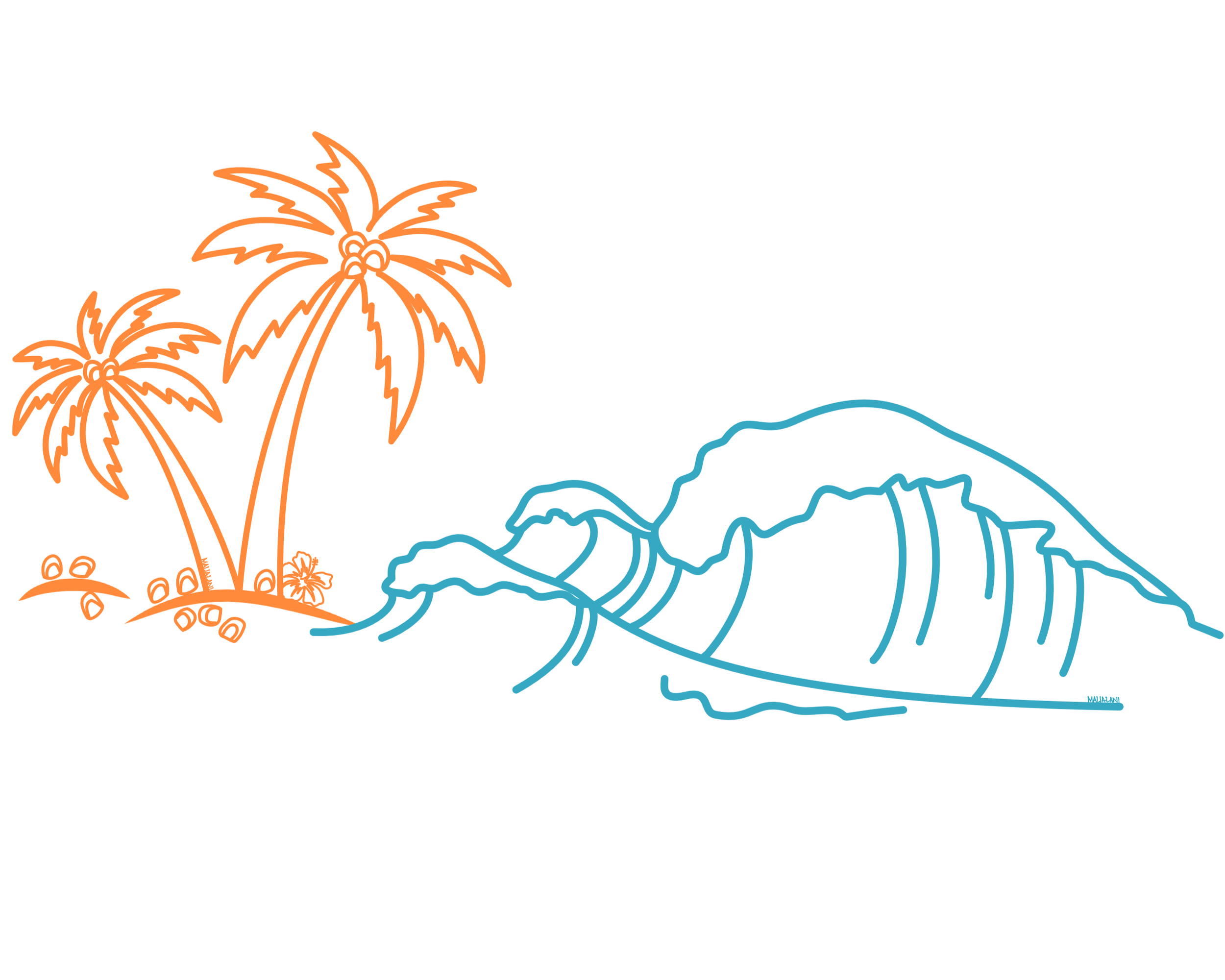 Custom design for collaboration between Kings Hawaiian and Kona Brewing for a Summer 2026 Giveaway.