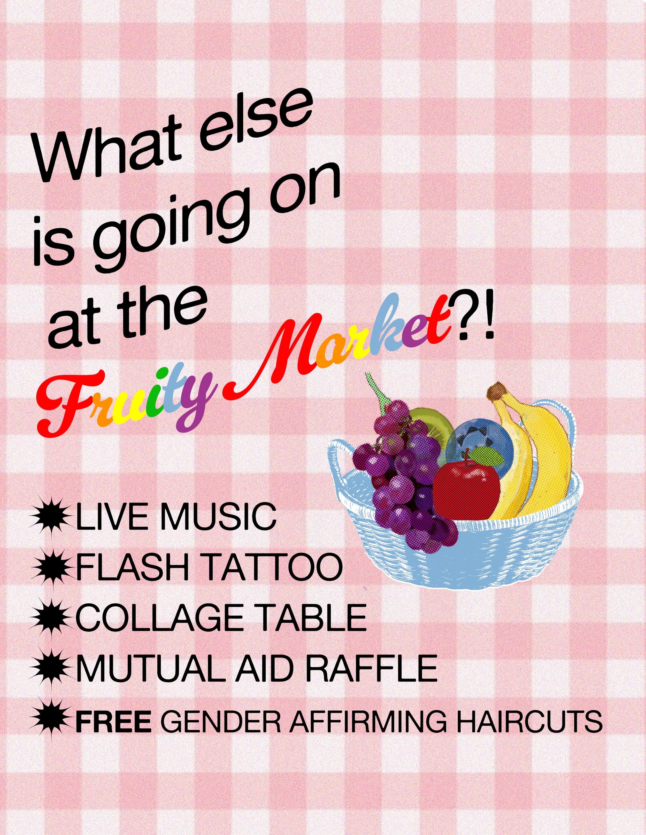 HAPPY PRIDE !!! THIS weekend will be our fruity festivities with more than just vendors. Saturday we&rsquo;ll have @pomegranatepenguins and @corduroypantz performing in Cof&amp; and DJ Girl Scout in the space next door!

Vendors will be completely di