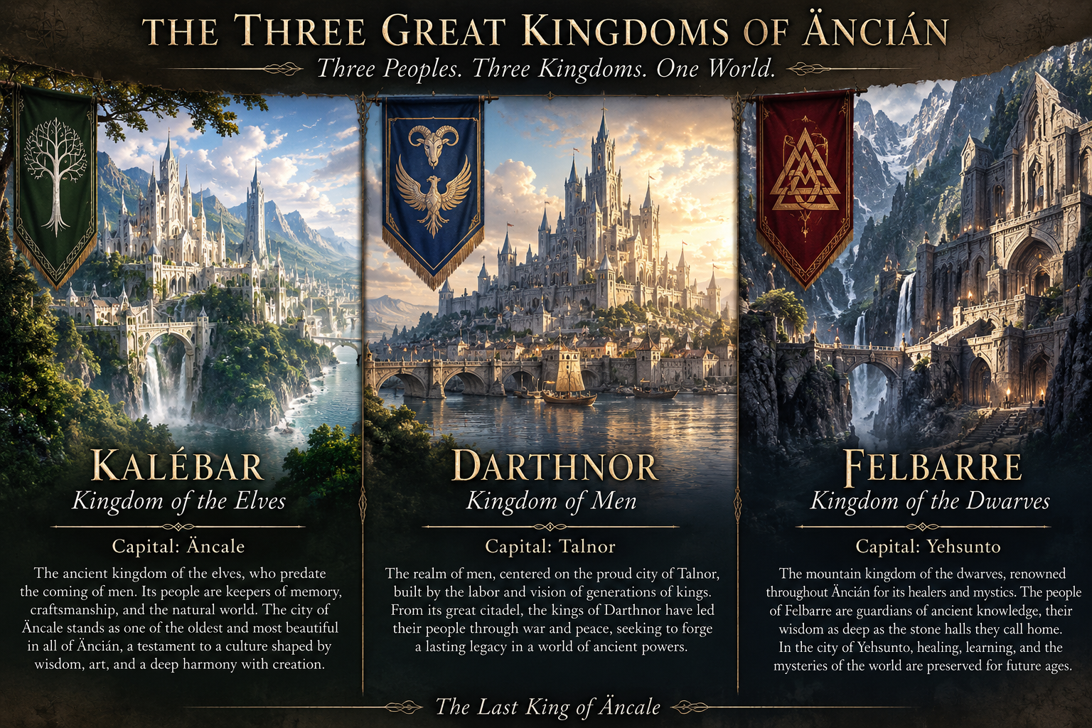 The Three Great Kingdoms of Äncián