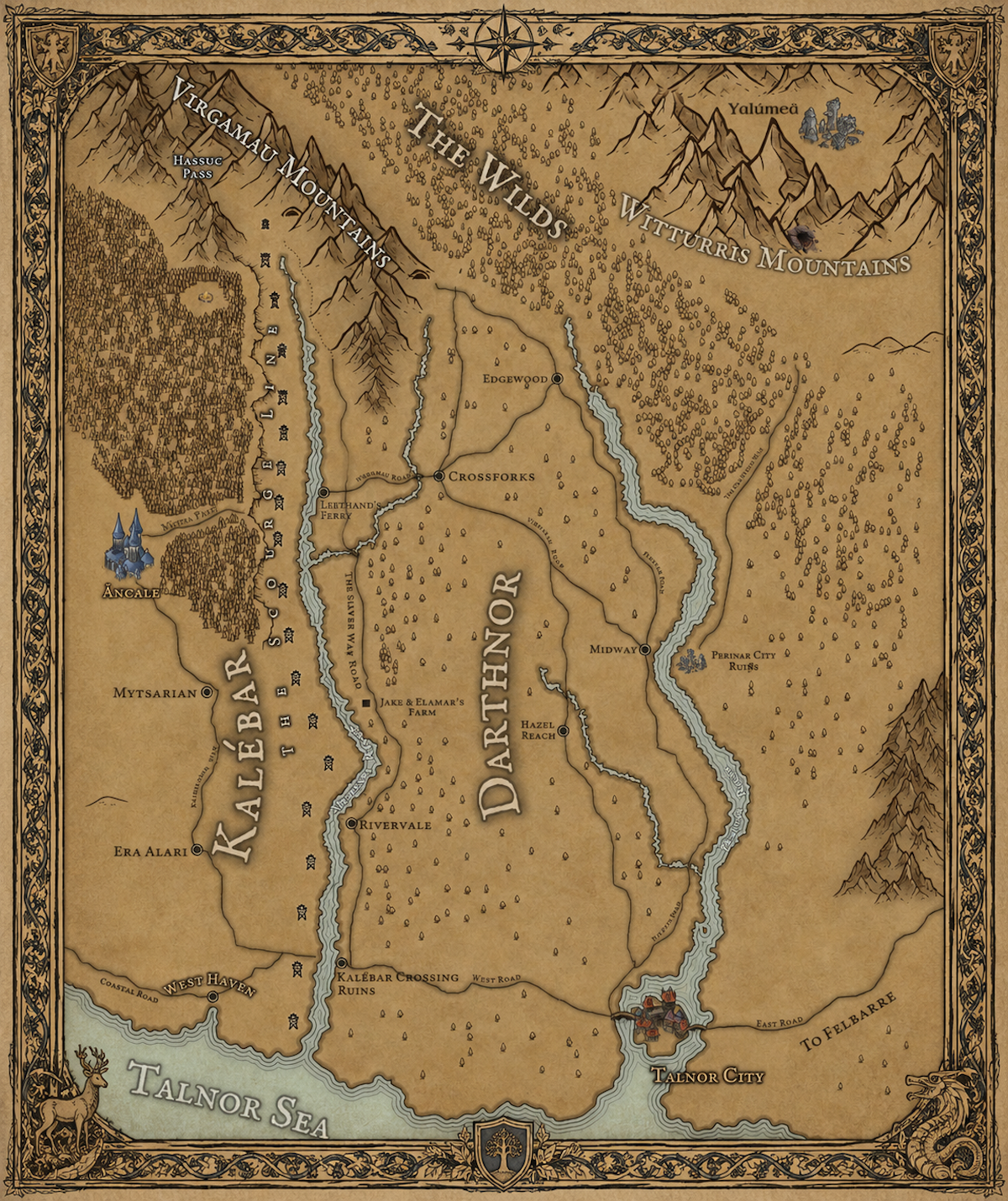 Last King of Äncale Map