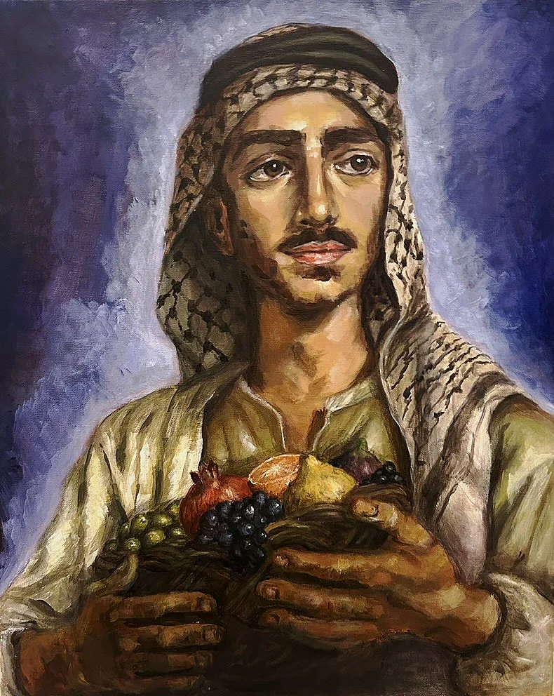 Traditional Palestinian - Acrylic Painting