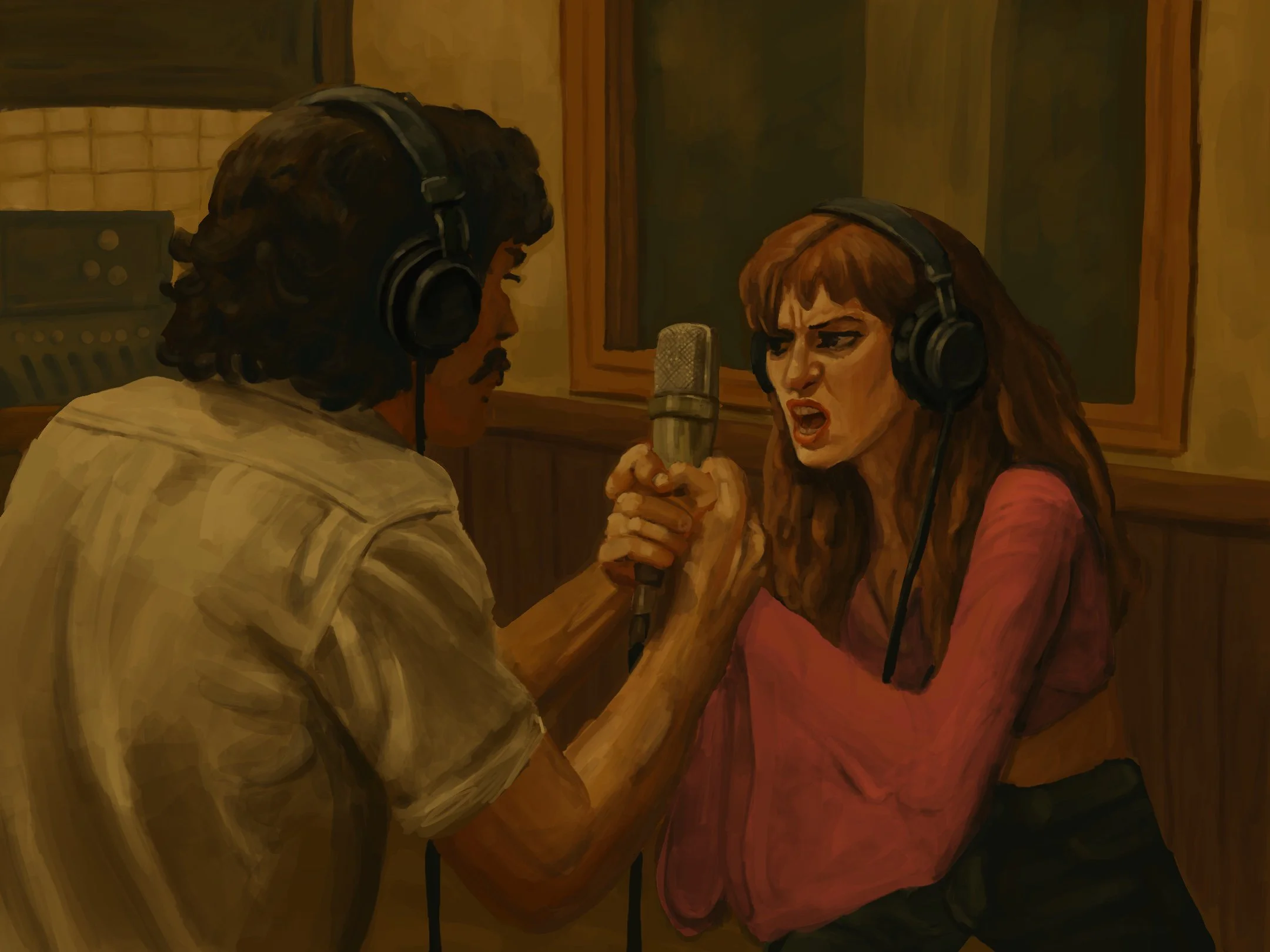 Daisy Jones and The Six - Book Illustration Middle