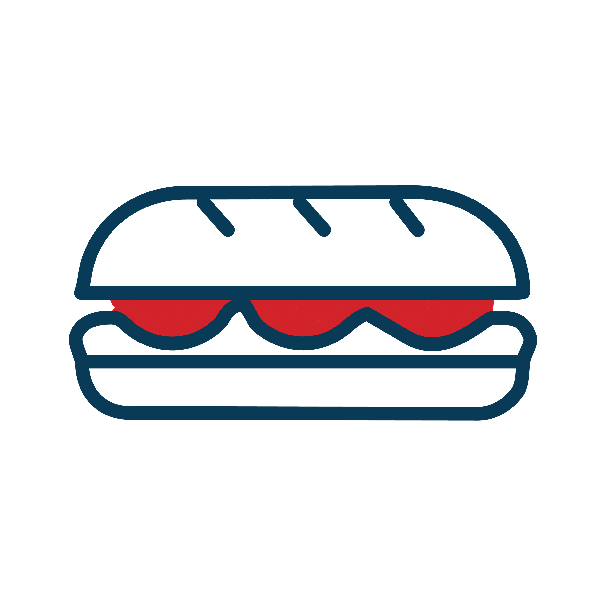 Icon of a sub sandwhich.