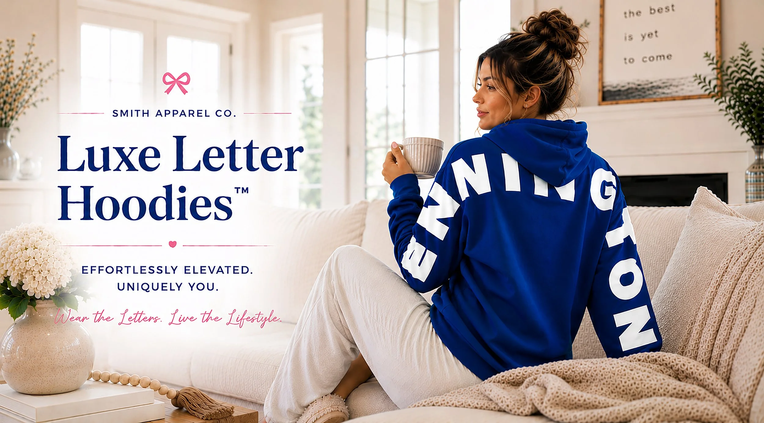 Luxe Letter Hoodies
