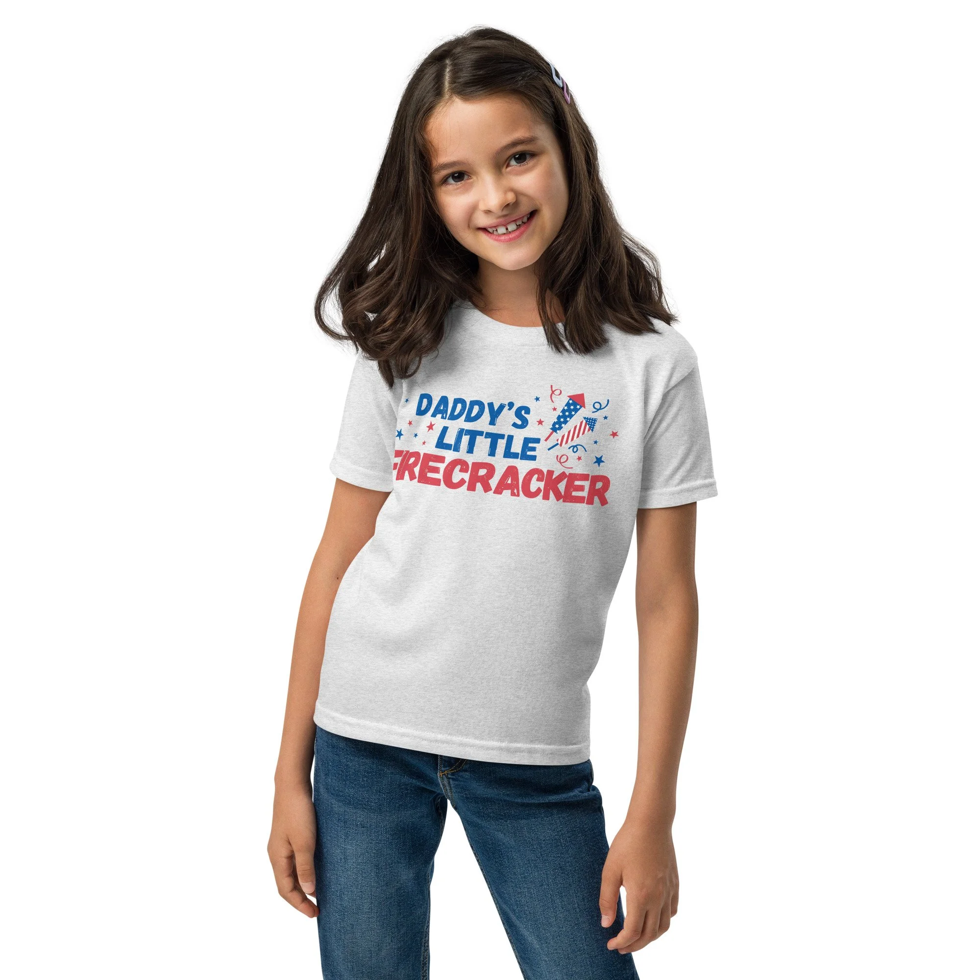 Daddy's Little Firecracker Youth T-Shirt