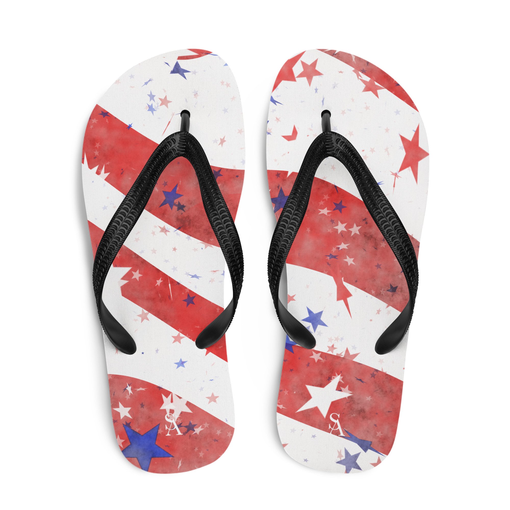 Patriotic Pop Flip-Flops