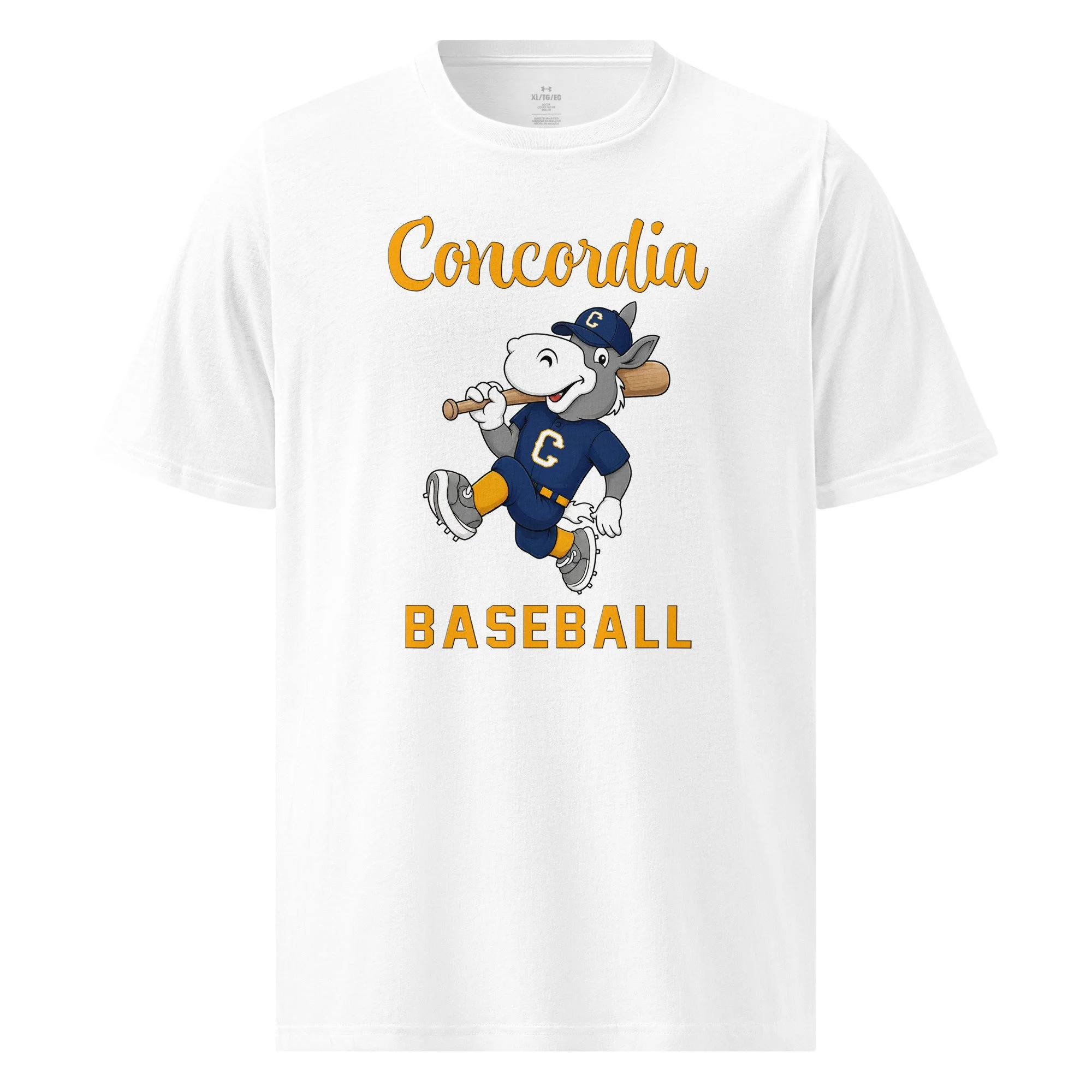 Concordia Baseball Legion (gold socks/belt logo) Athletic Adult T-Shirt Summer 2026 - Under Armour®