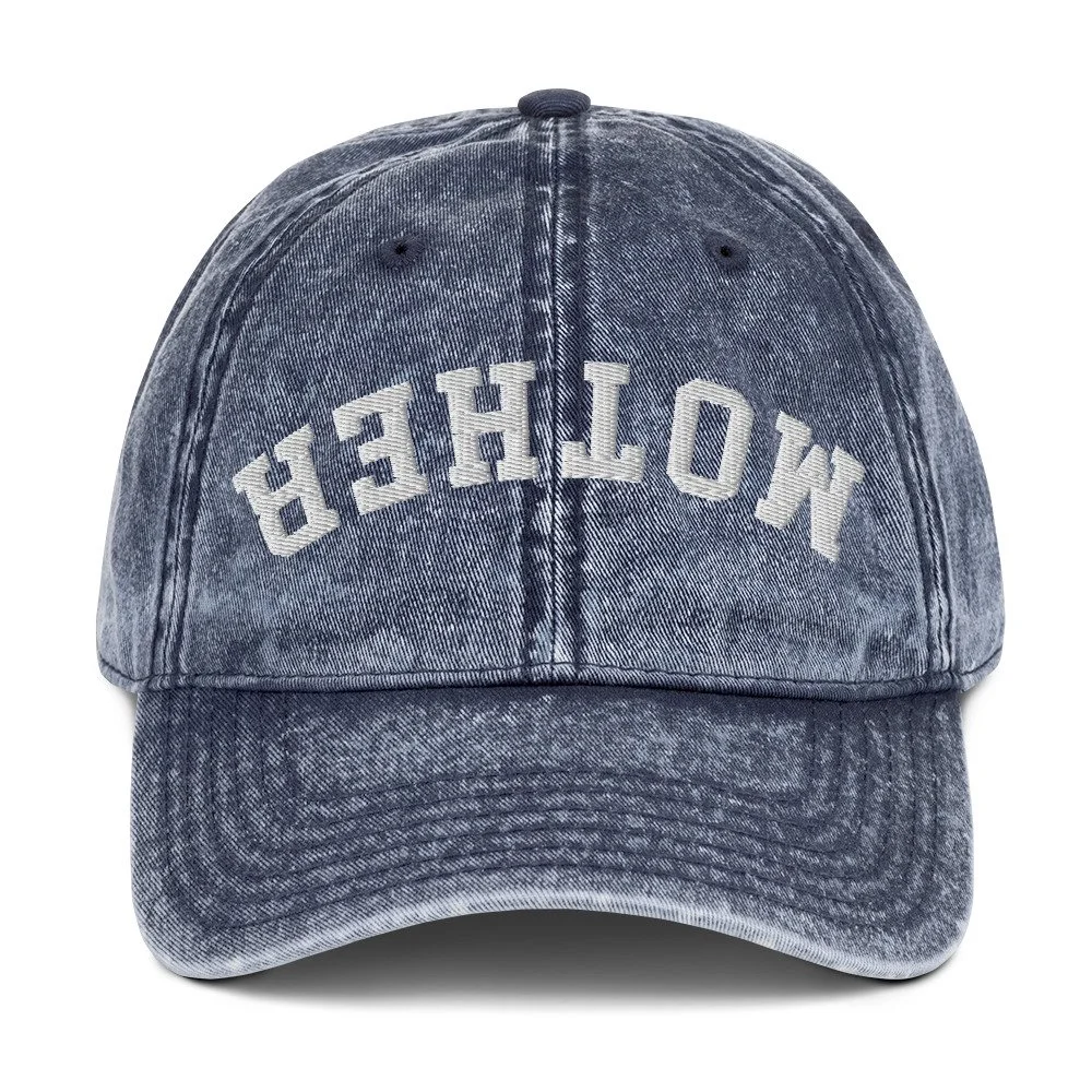 MOTHER Upside Down Vintage Cotton Twill Cap