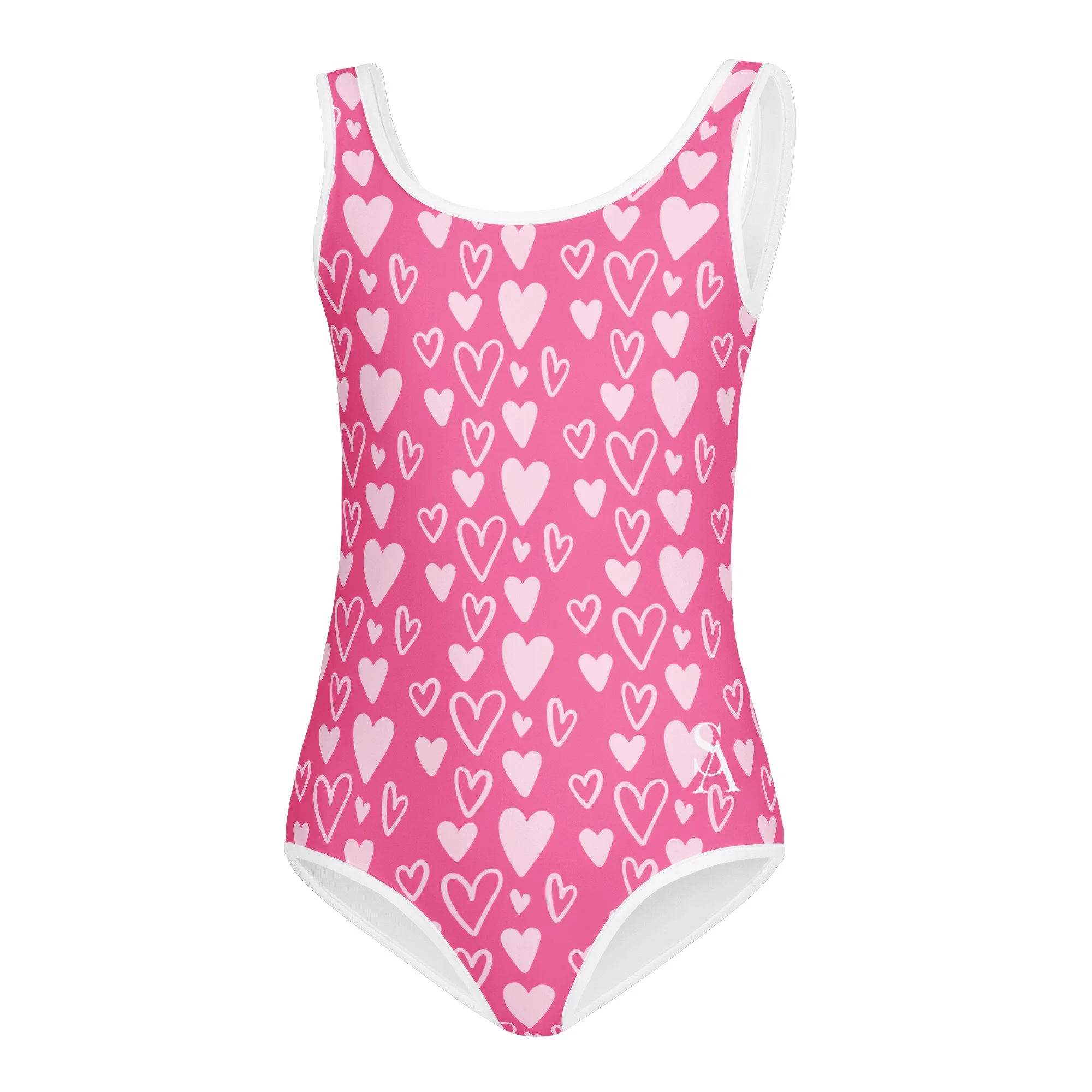 Heart Party Kids Swimsuit (Sizes 2T-7)